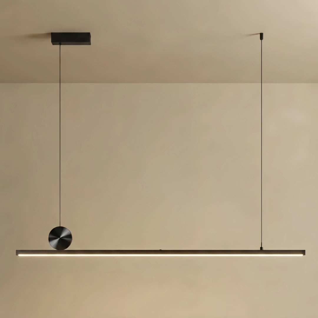 Arcato Modern Dimmable Pendant Light - Metal Linear