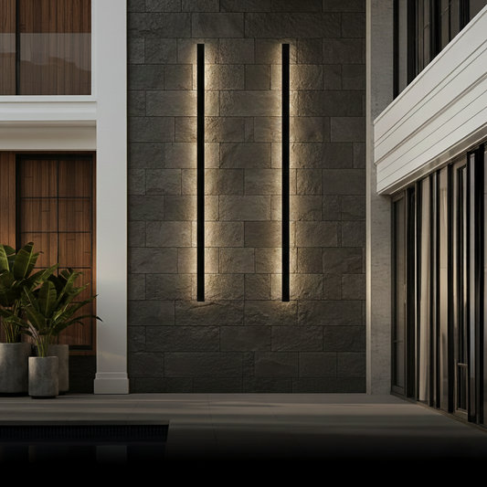 Arcato Moderne Outdoor LED Wandleuchte mit Sensor - in 8 Größen für den Außenbereich