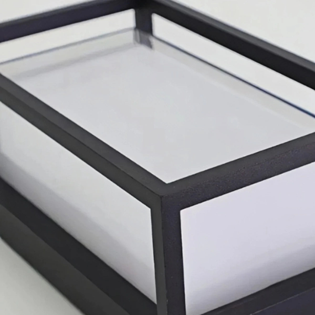 Arcato Geometric Matte Black Außenwandleuchte – Moderne LED-Wandleuchte für Terrasse & Eingangsbereich