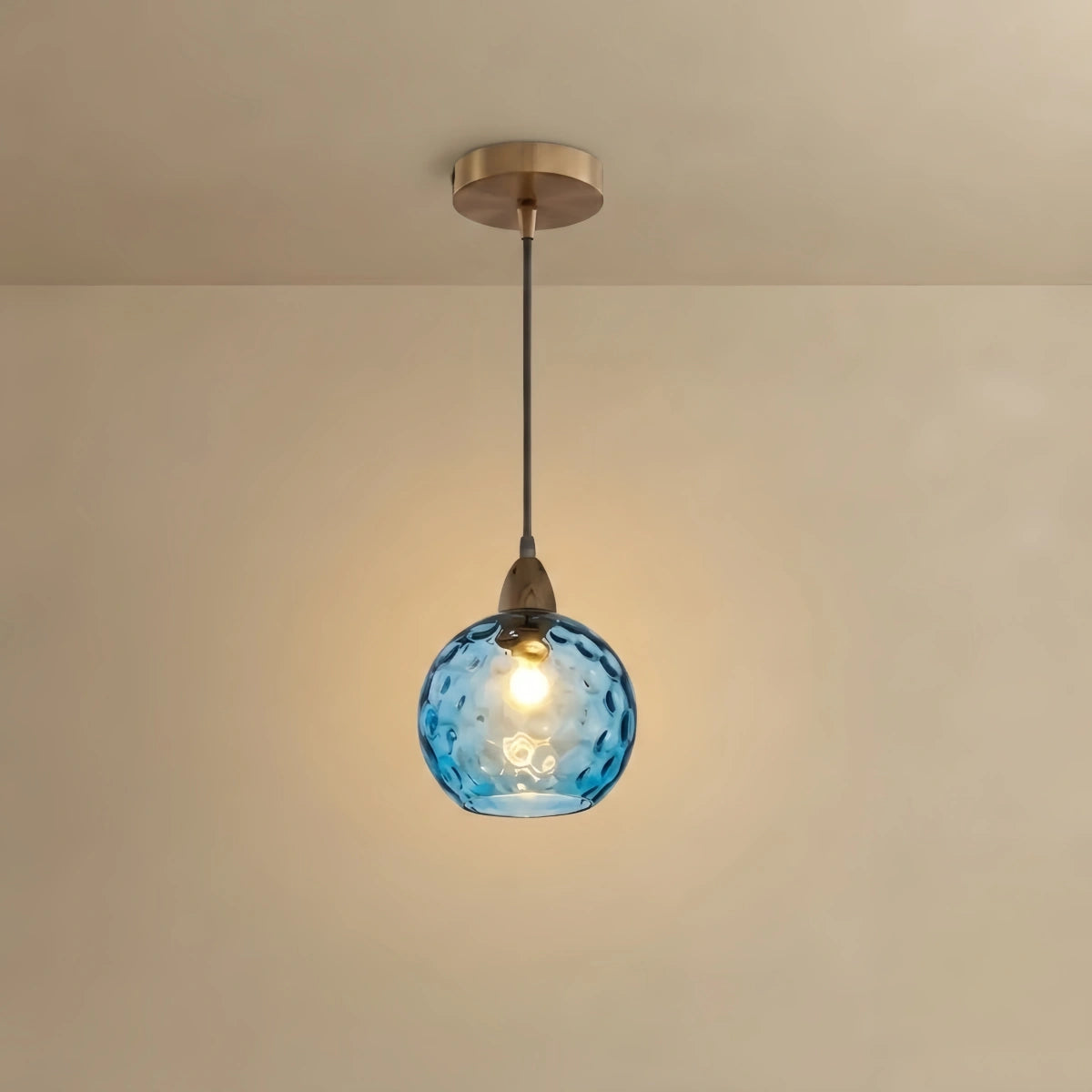 Vetro Modern Bubble Glass Pendant Light - 10 Color for Kitchen Island
