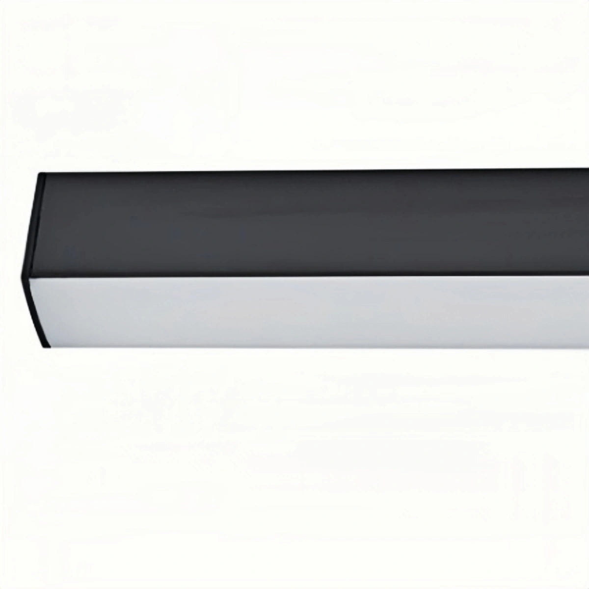 Arcato Minimalistische lineare LED-Deckenleuchte – Schwarz für das Wohnzimmer