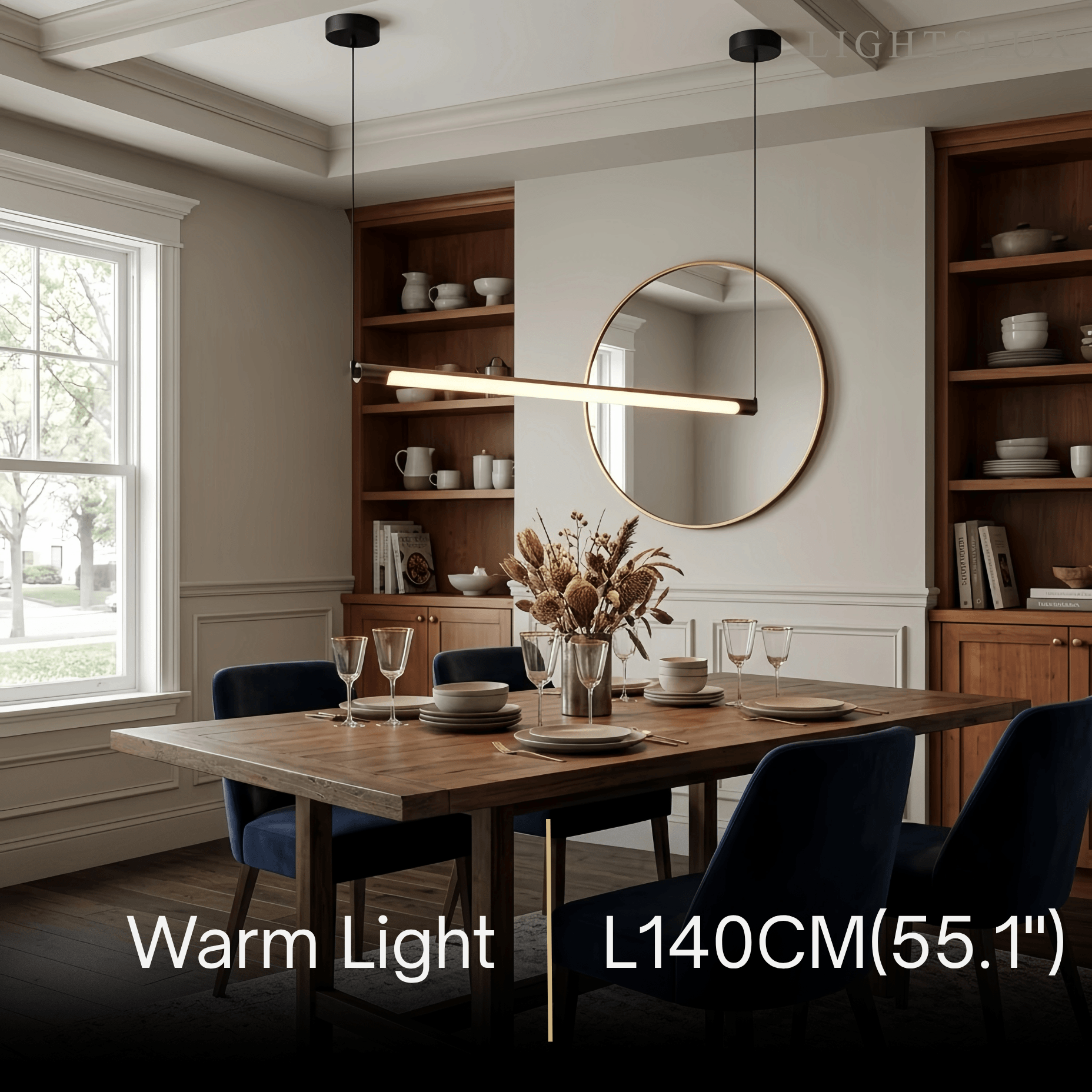 Arcato Minimalist Linear LED Pendant Light