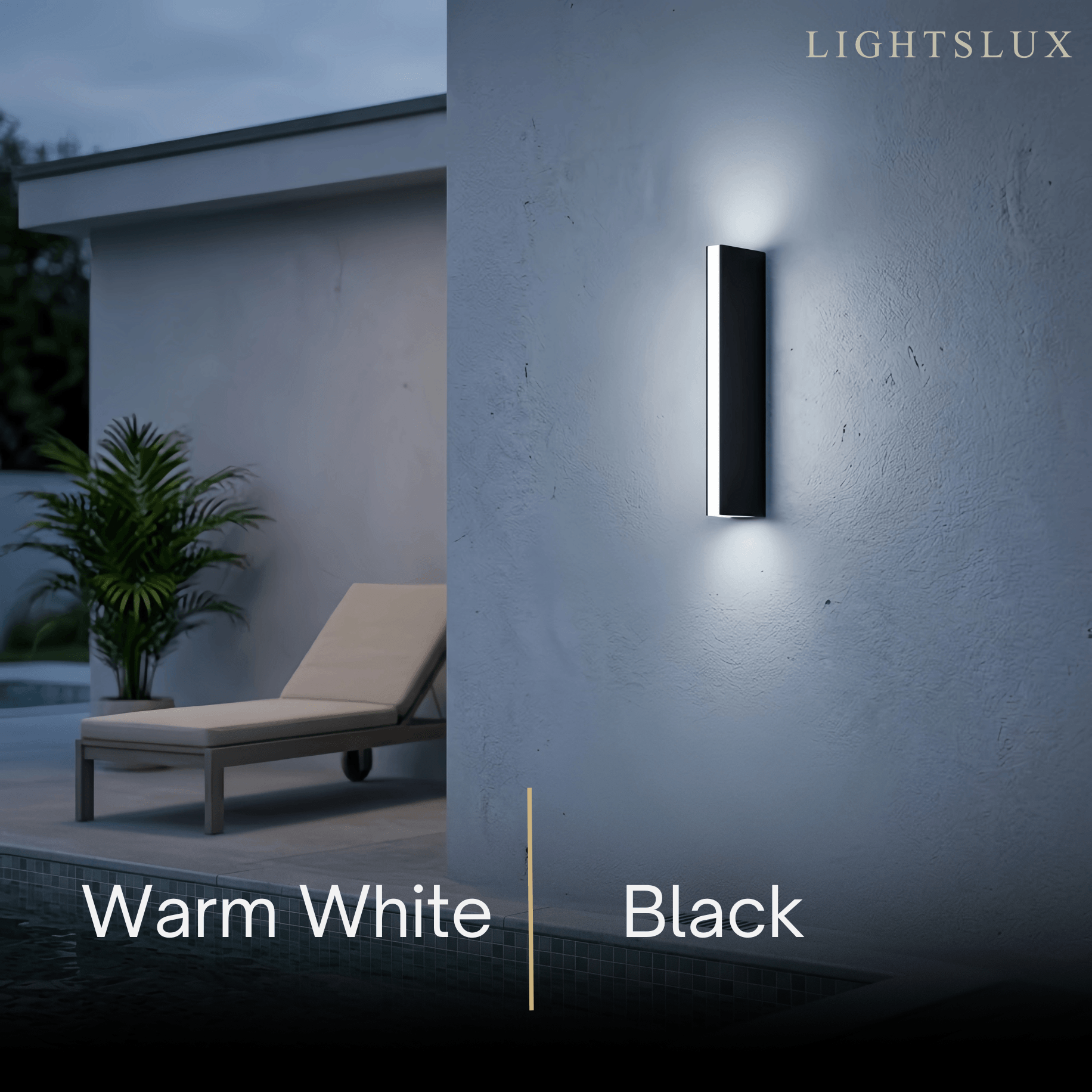 Modern Triangular Outdoor Wall Lamp
