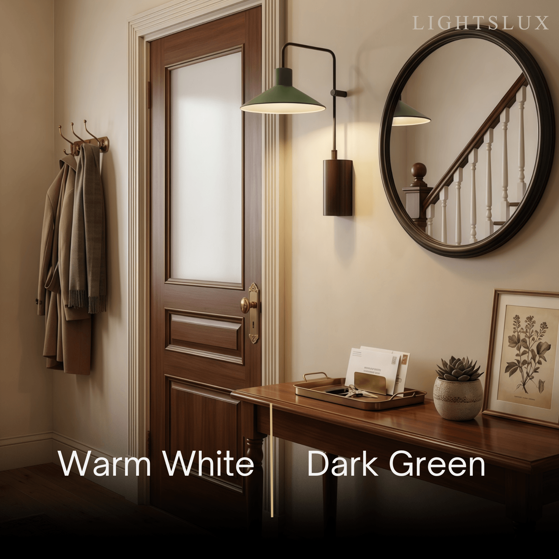 Irondale Industrial Metal Outdoor Wall Lamp - Dark Coffee Wide Cone