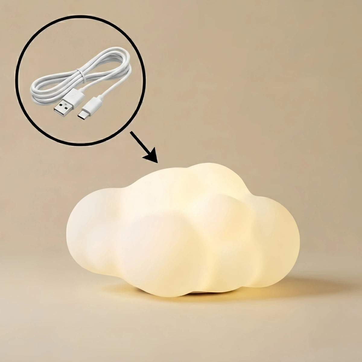 Vivara Art Deco Pathway Lights - White Acrylic Cloud Design for Patio & Garden