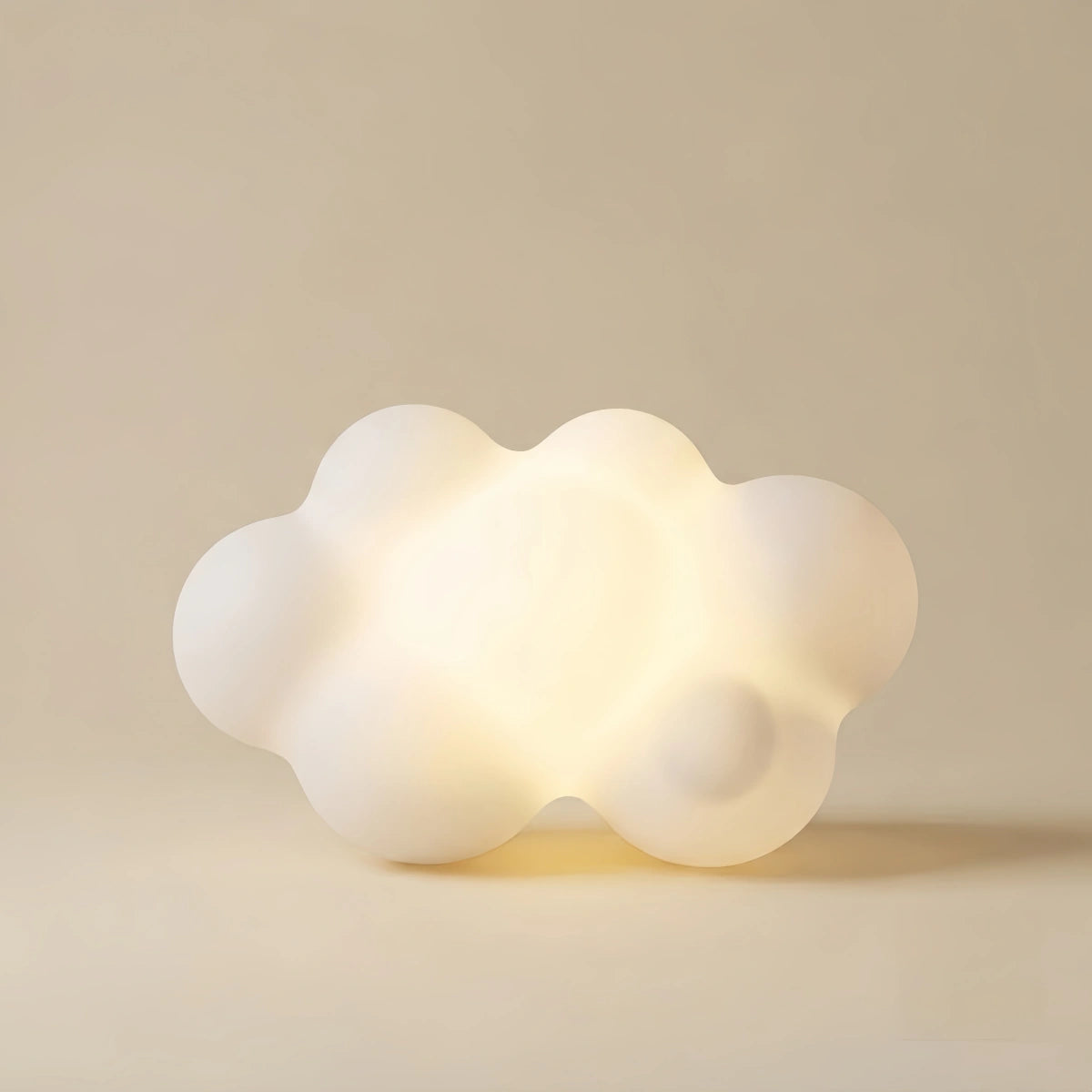 Vivara Art Deco Pathway Lights - White Acrylic Cloud Design for Patio & Garden