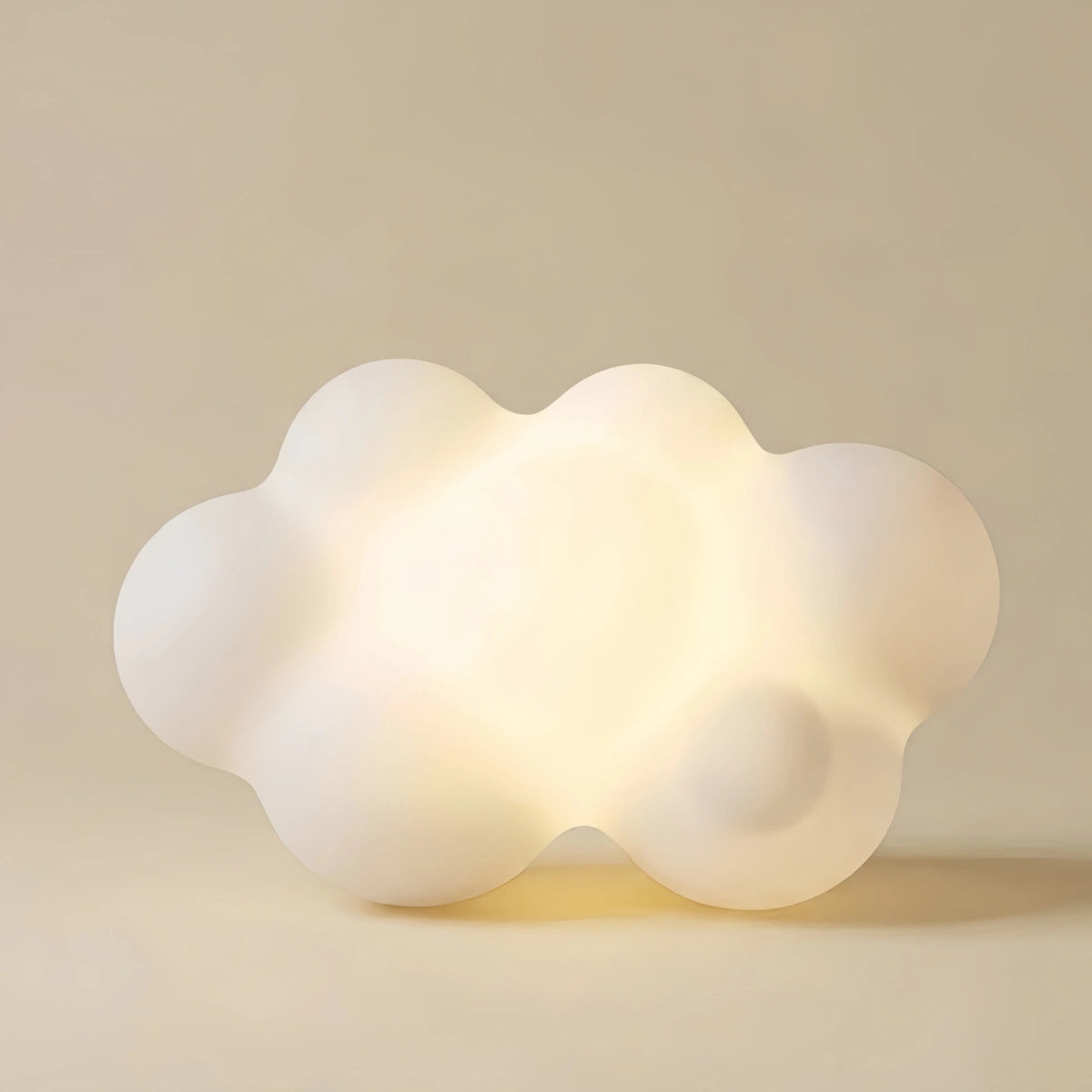 Vivara Art Deco Pathway Lights - White Acrylic Cloud Design for Patio & Garden