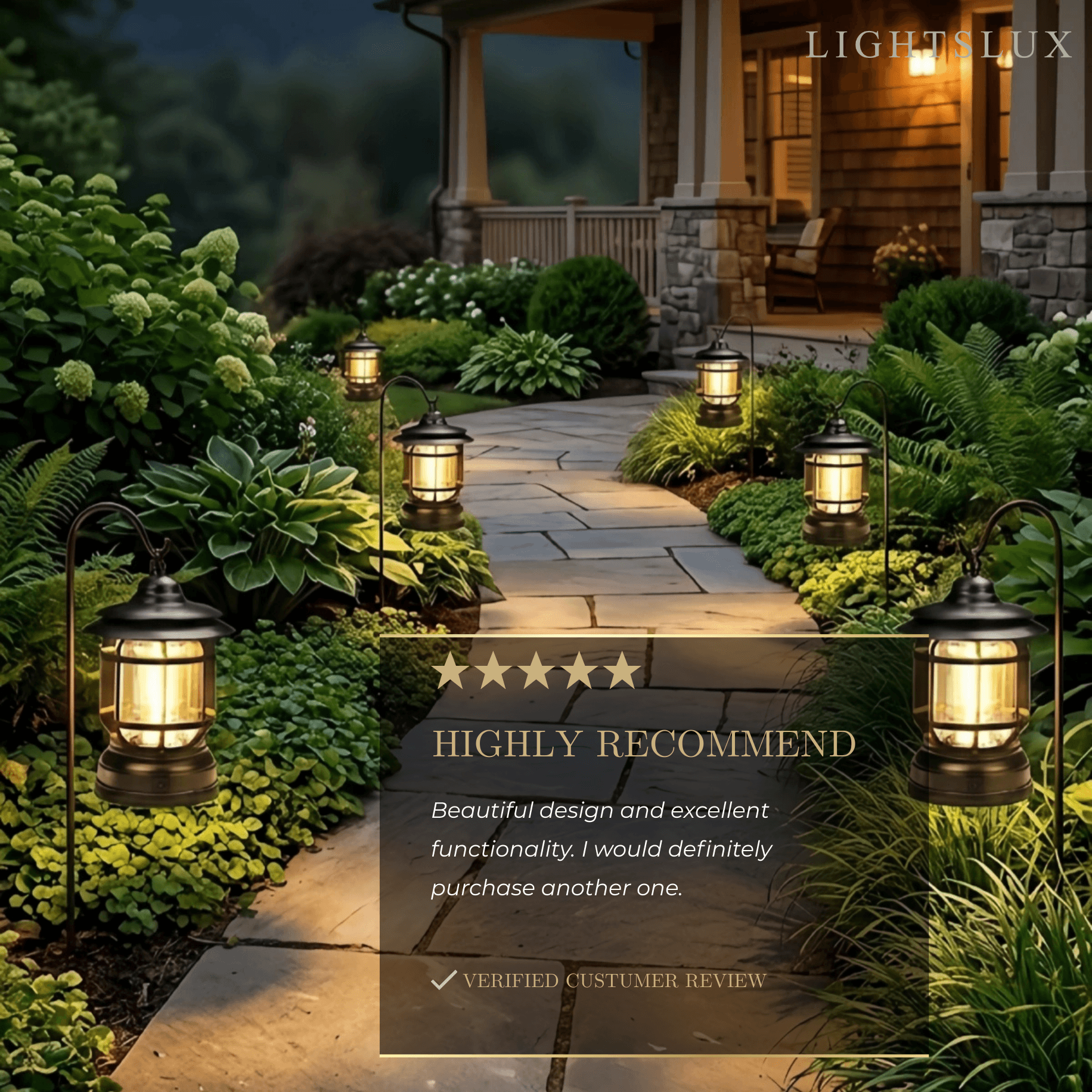 Irondale Vintage Outdoor Pathway Lights