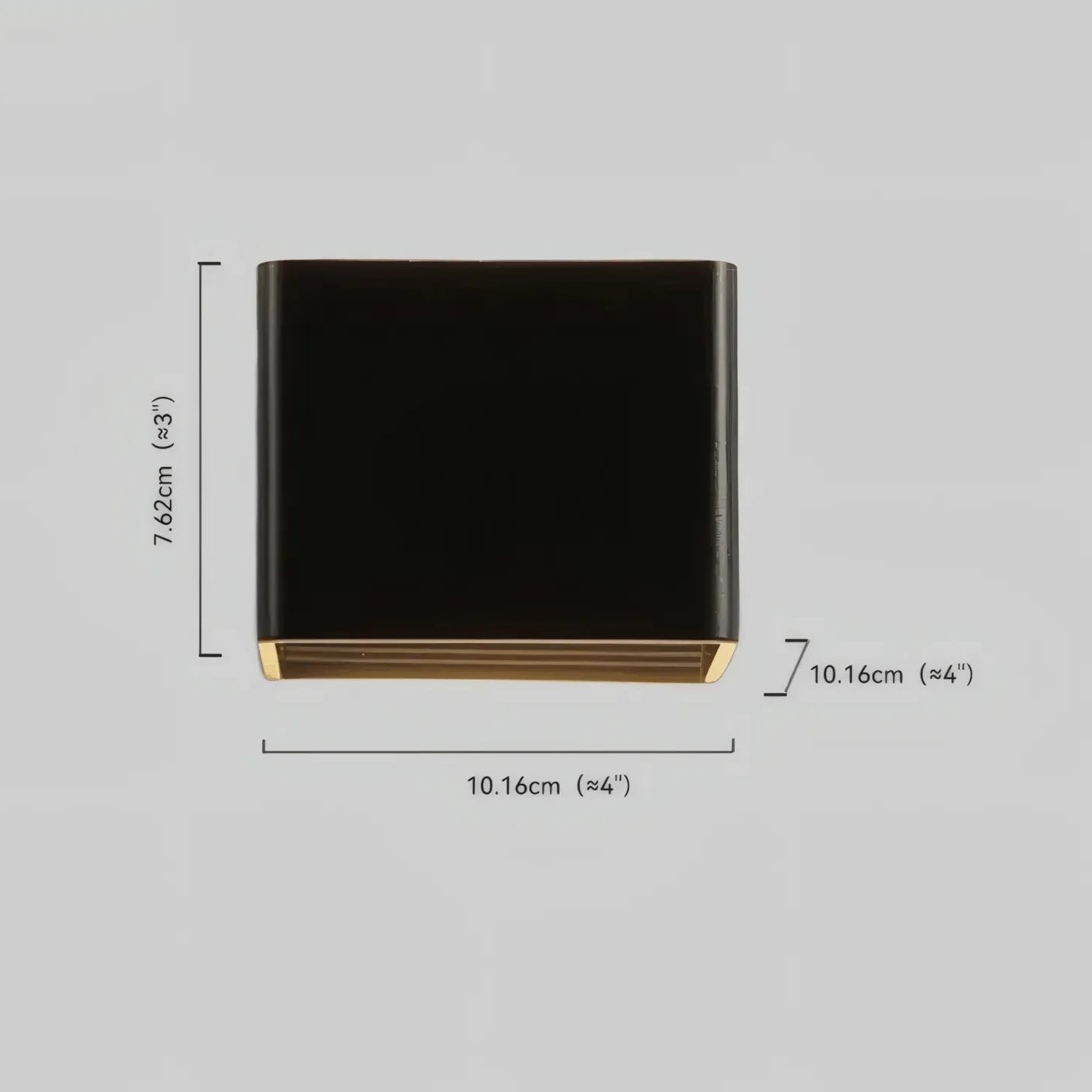 Morandia Modern Square Metal Wall Lamp - 6 Colors