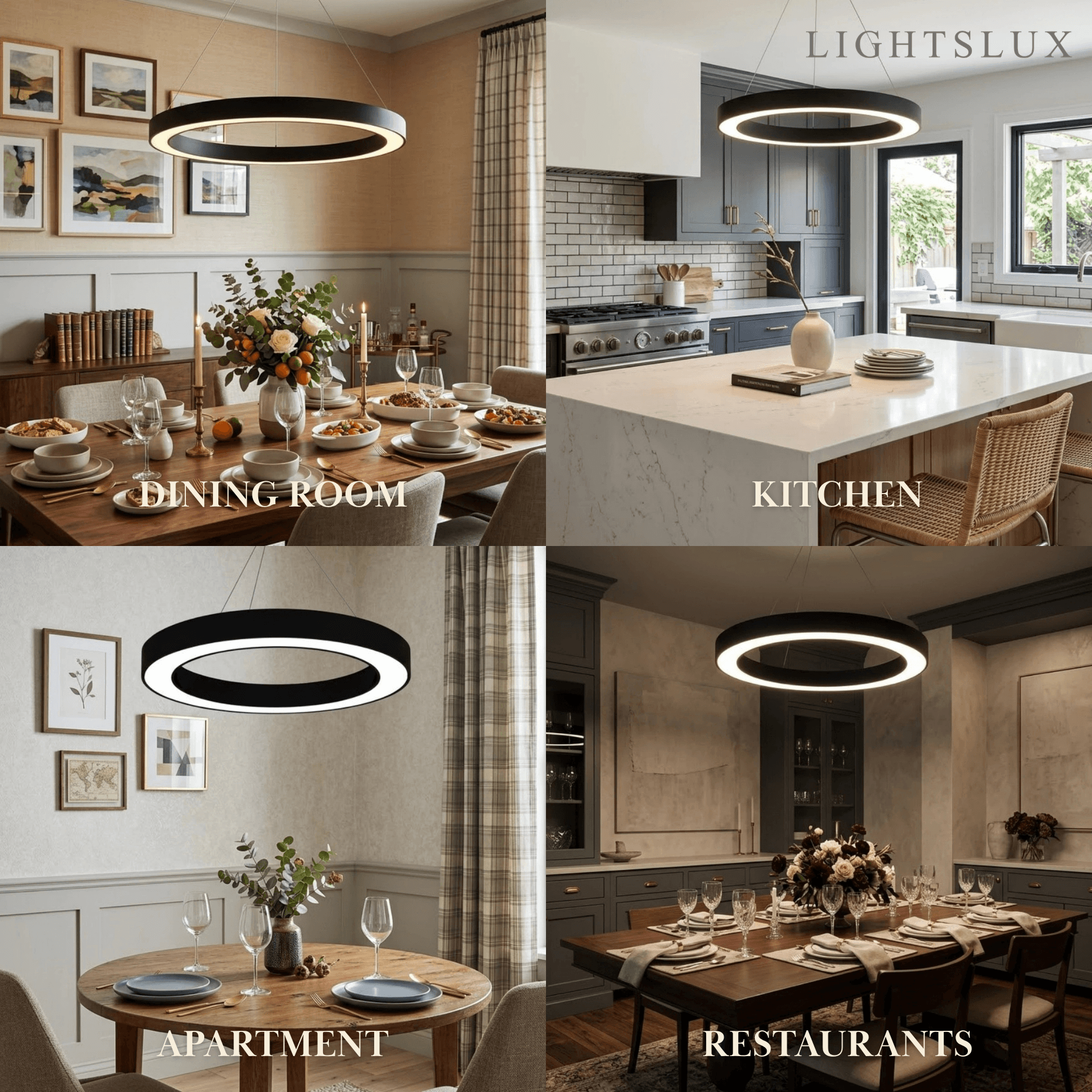 Embrace Modern Ring Pendant Light