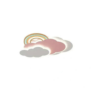 Vivara Cartoon Cloud-Shaped LED Flush Mount Ceiling Light – Kids Room Lamp