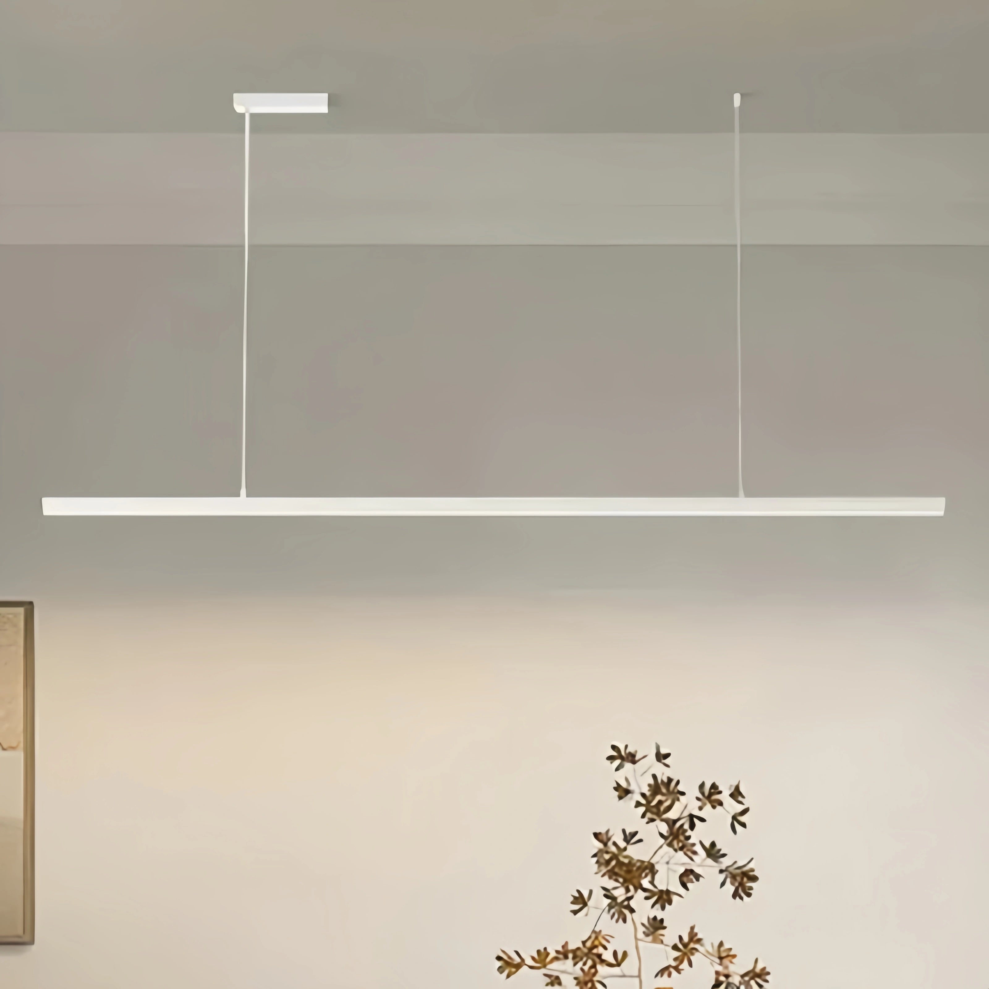 Arcato Moderne LED-Pendelleuchte – Weiß/Schwarz Metall/Glas für das Esszimmer