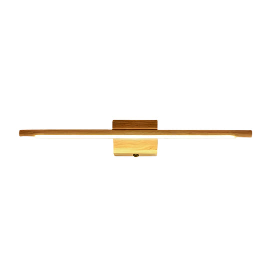 Minimalist Wood & Acrylic Wall Lamp - Linear Design for Bedroom