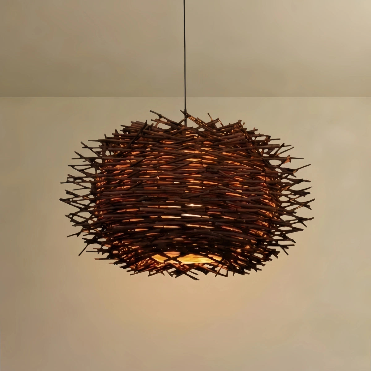 Farmhouse_Globular_Wood_Pendant_Light_Brown_for_Living_Room