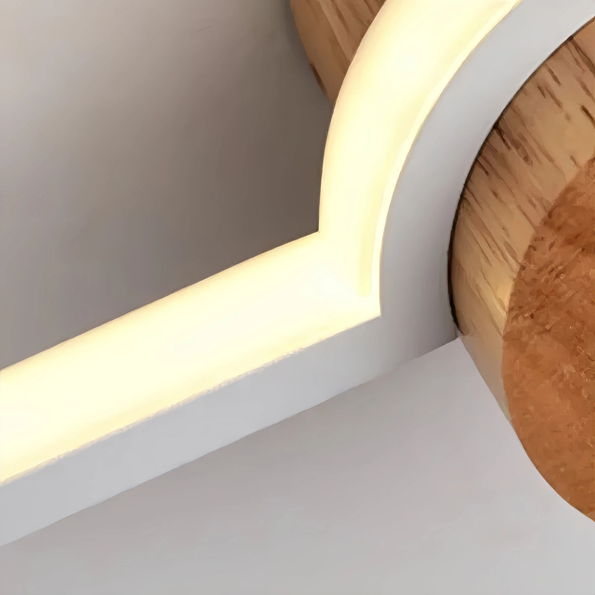 Arcato Nordic Wood & Acrylic Wall Lamp