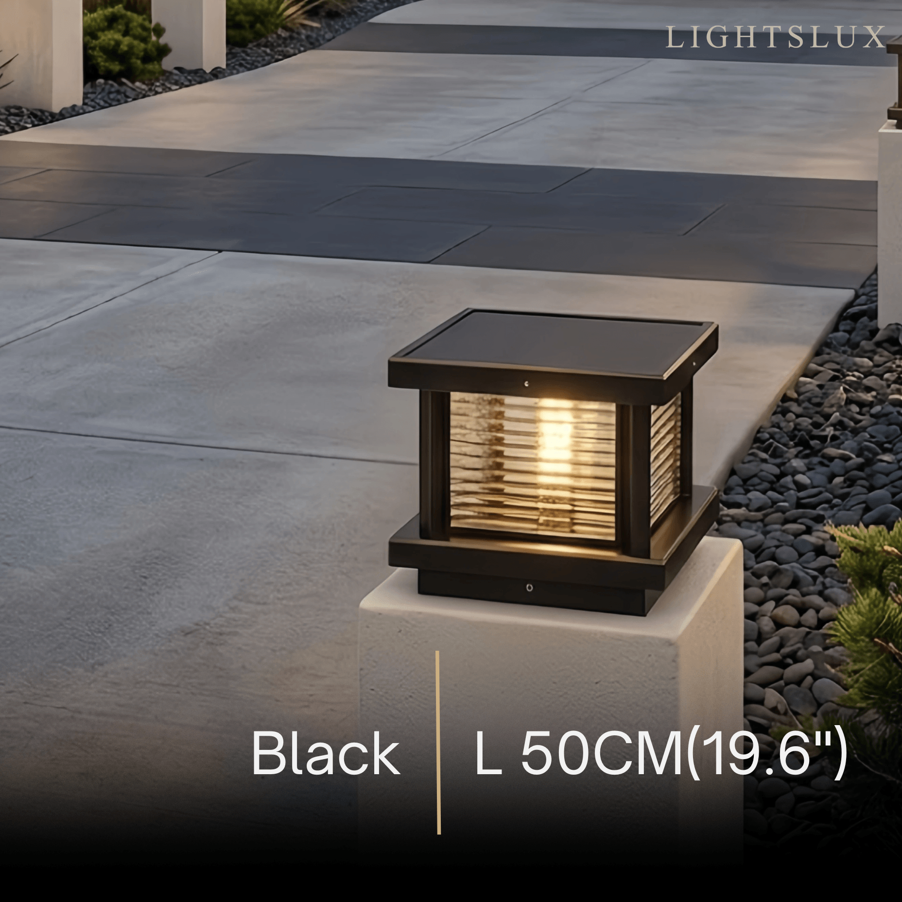 Arcato Modern Square Pillar Light