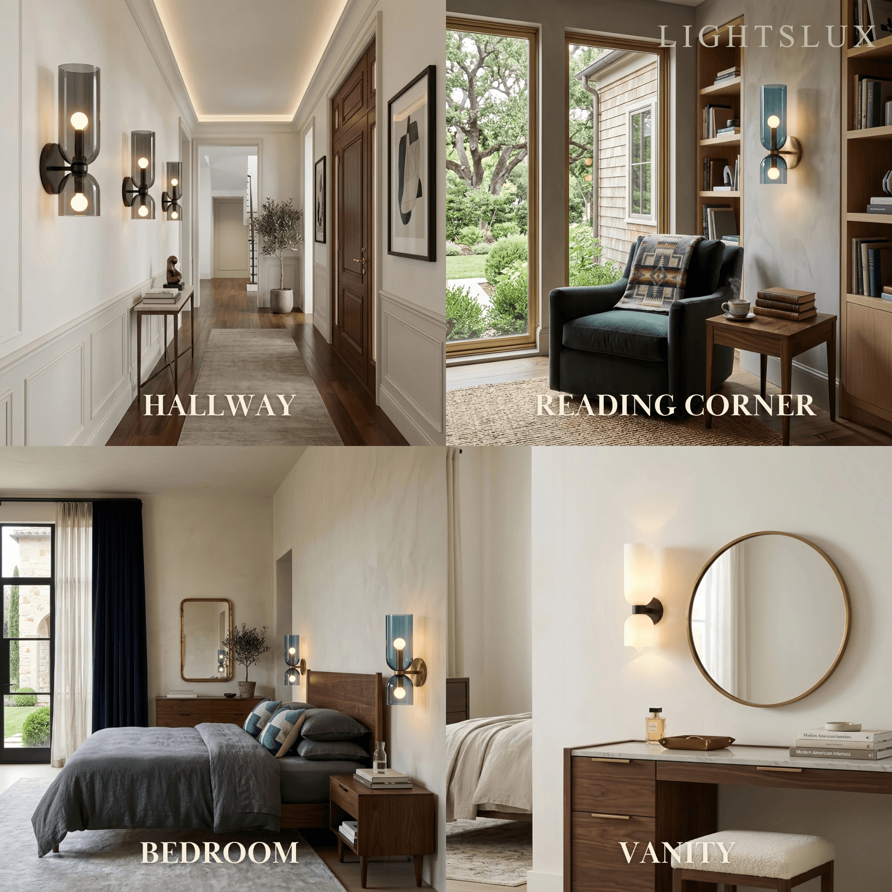 Vetro Modern Glass Wall Lamp