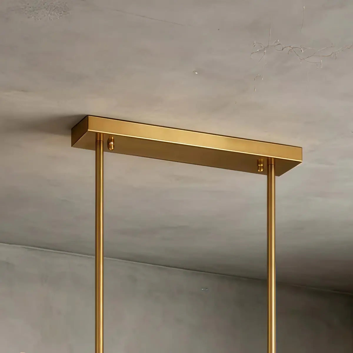Excelis Luxury Chandelier -- Hand-Blown Glass & Metal for Living Room / Foyer Details