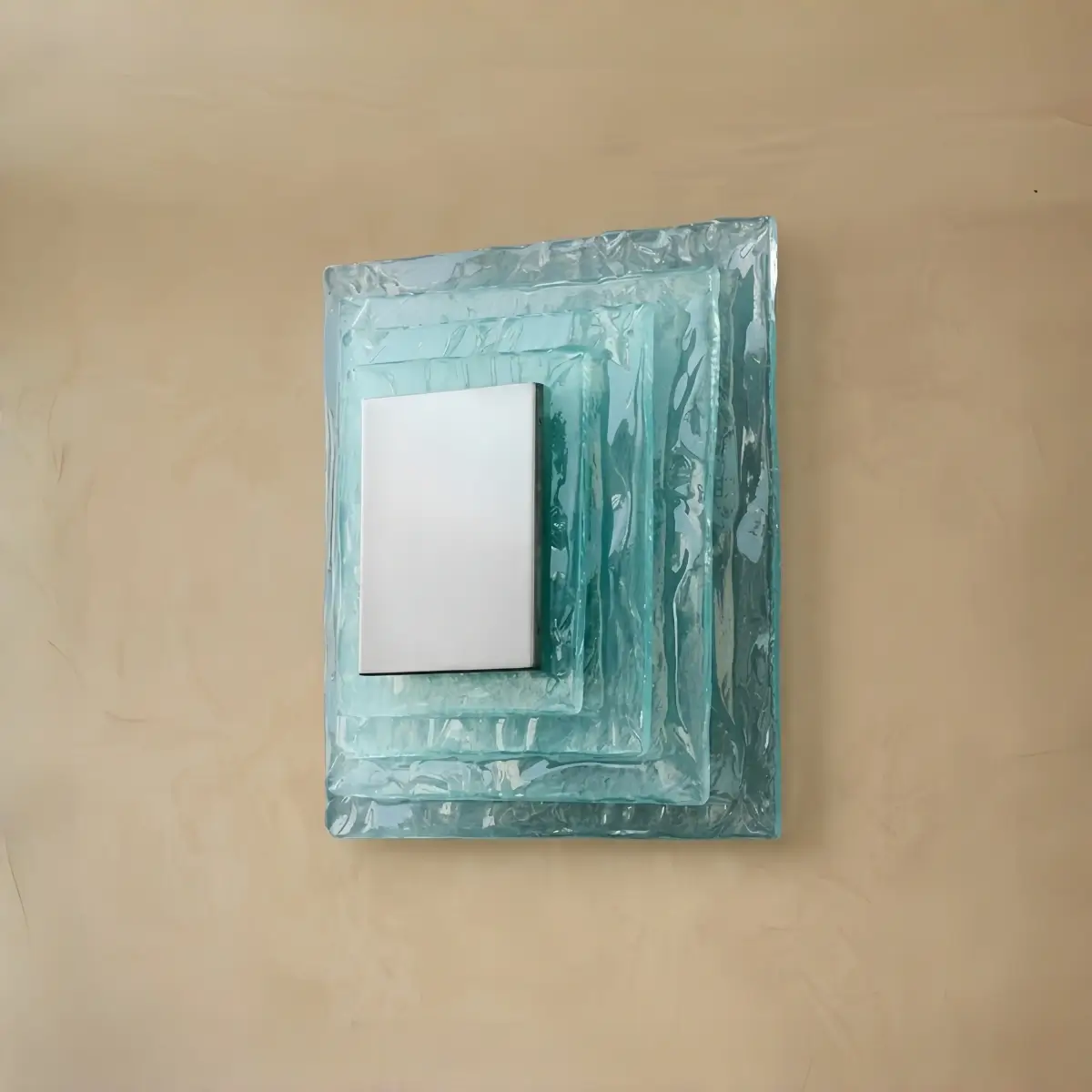 Velora Elegant Wall Light -- Layered Murano Glass for Living Room
