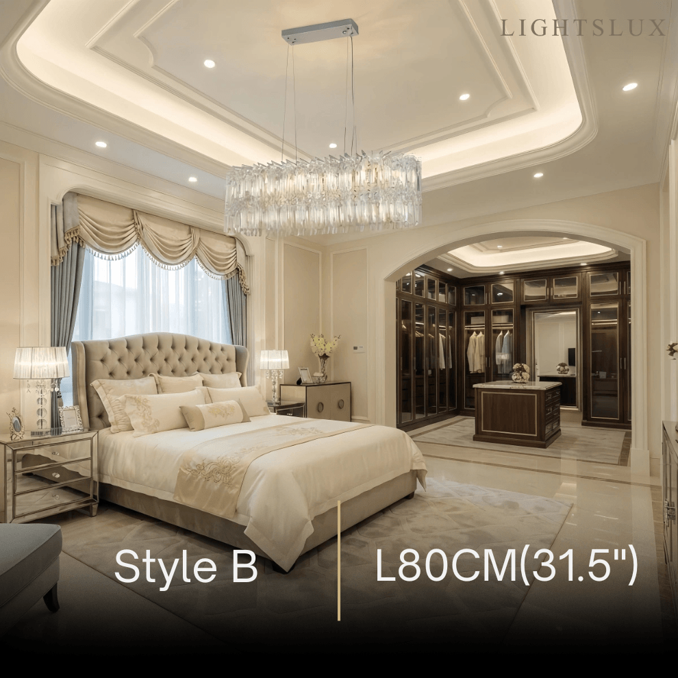Luxury Crystal Chandelier --Clear for Bedroom