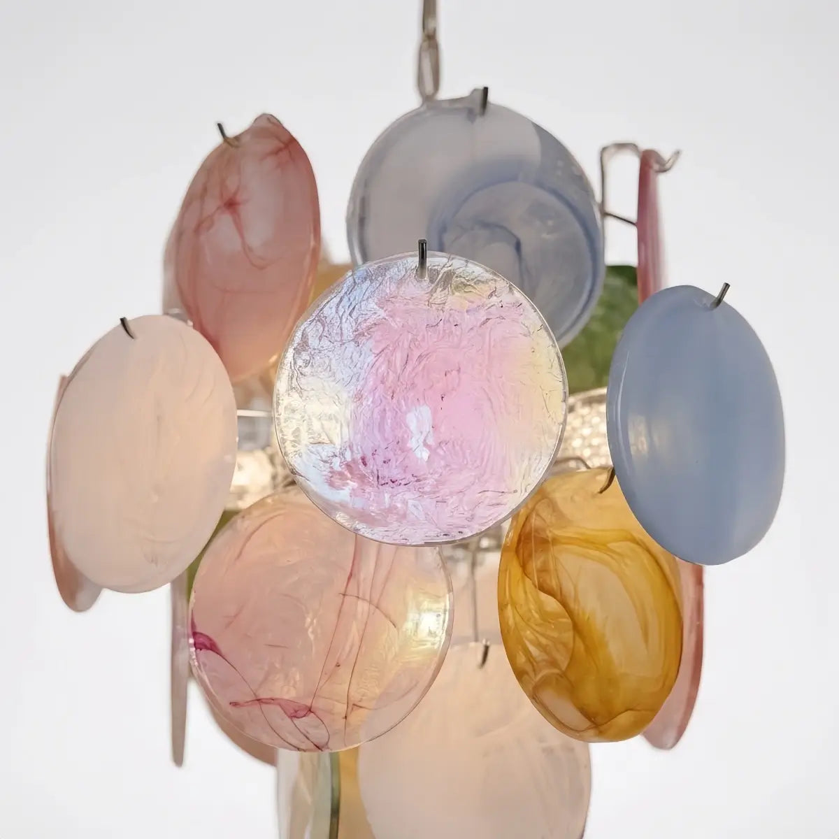 Vetro Art Deco Chandelier -- Dimmable 3-Color Change for Dining Roomfor_detail