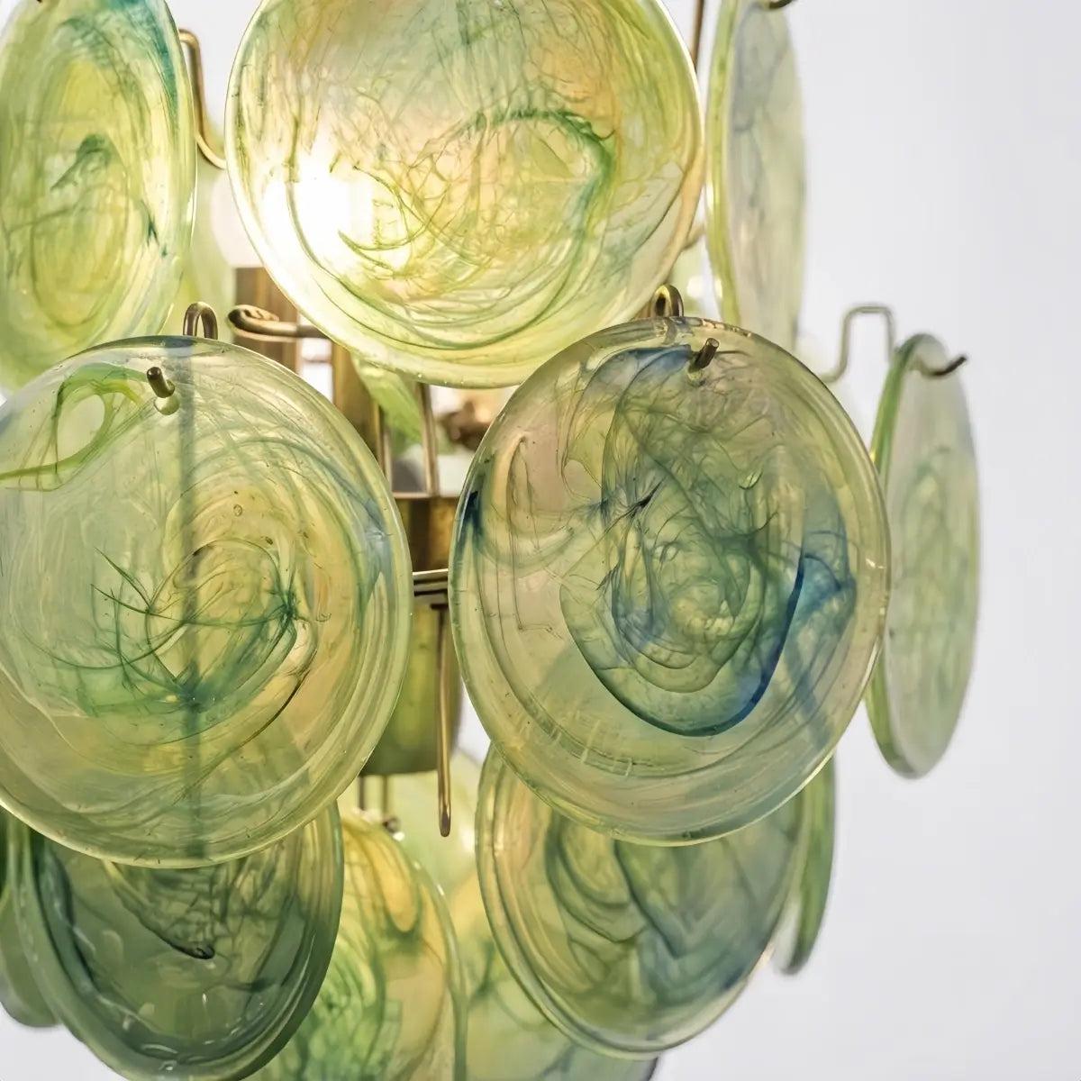Vetro Art Deco Chandelier -- Dimmable 3-Color Change for details