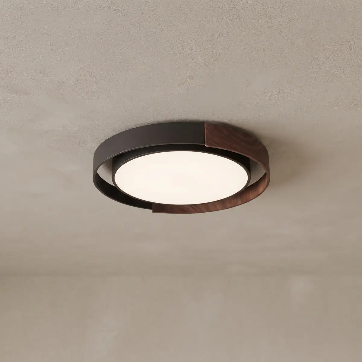 Zenno_Natural_Walnut_Ceiling_Light_Round_for_Bedbt