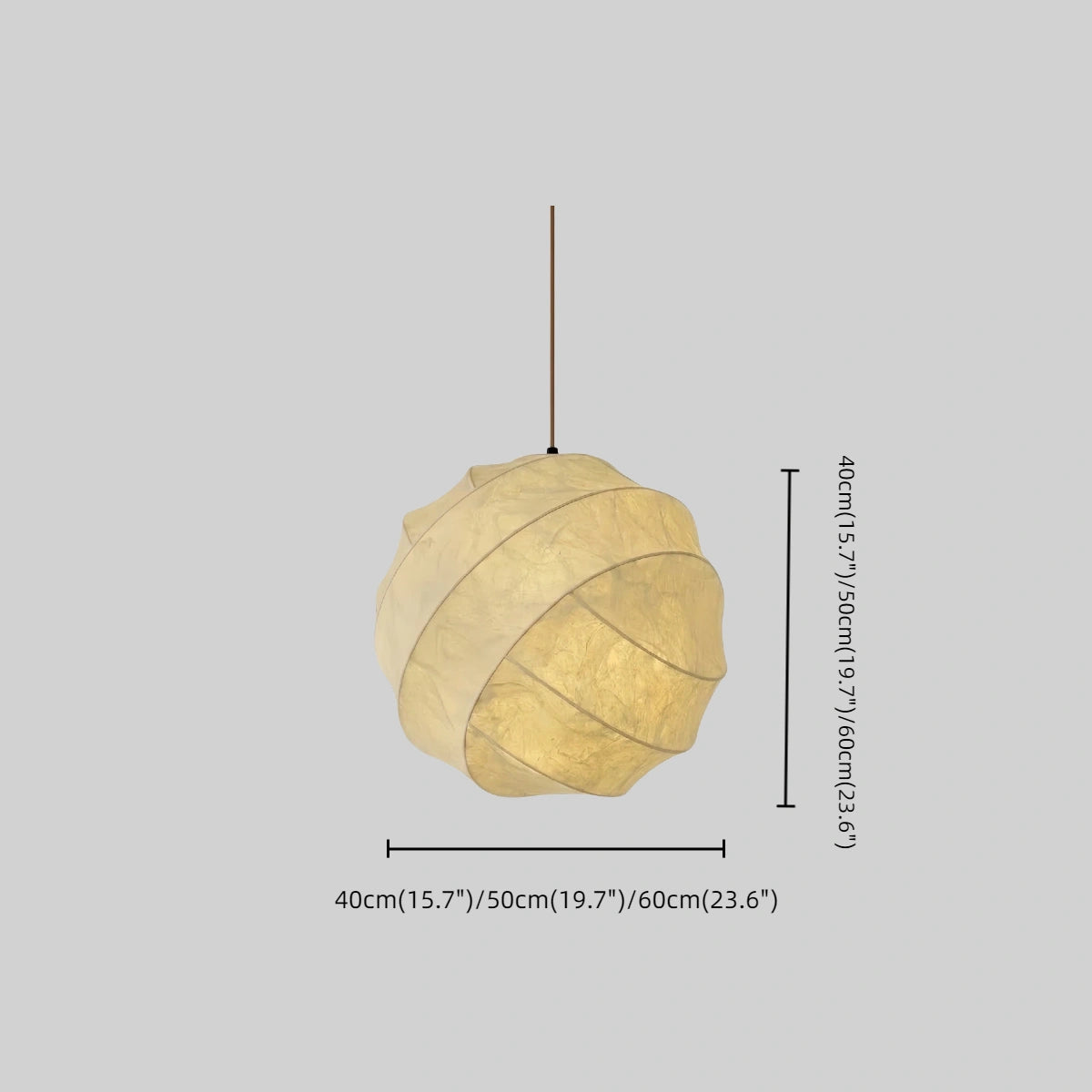 Sandora_Silk_Pendant_Light_--_Natural_Mulberry_for_Dining_Room