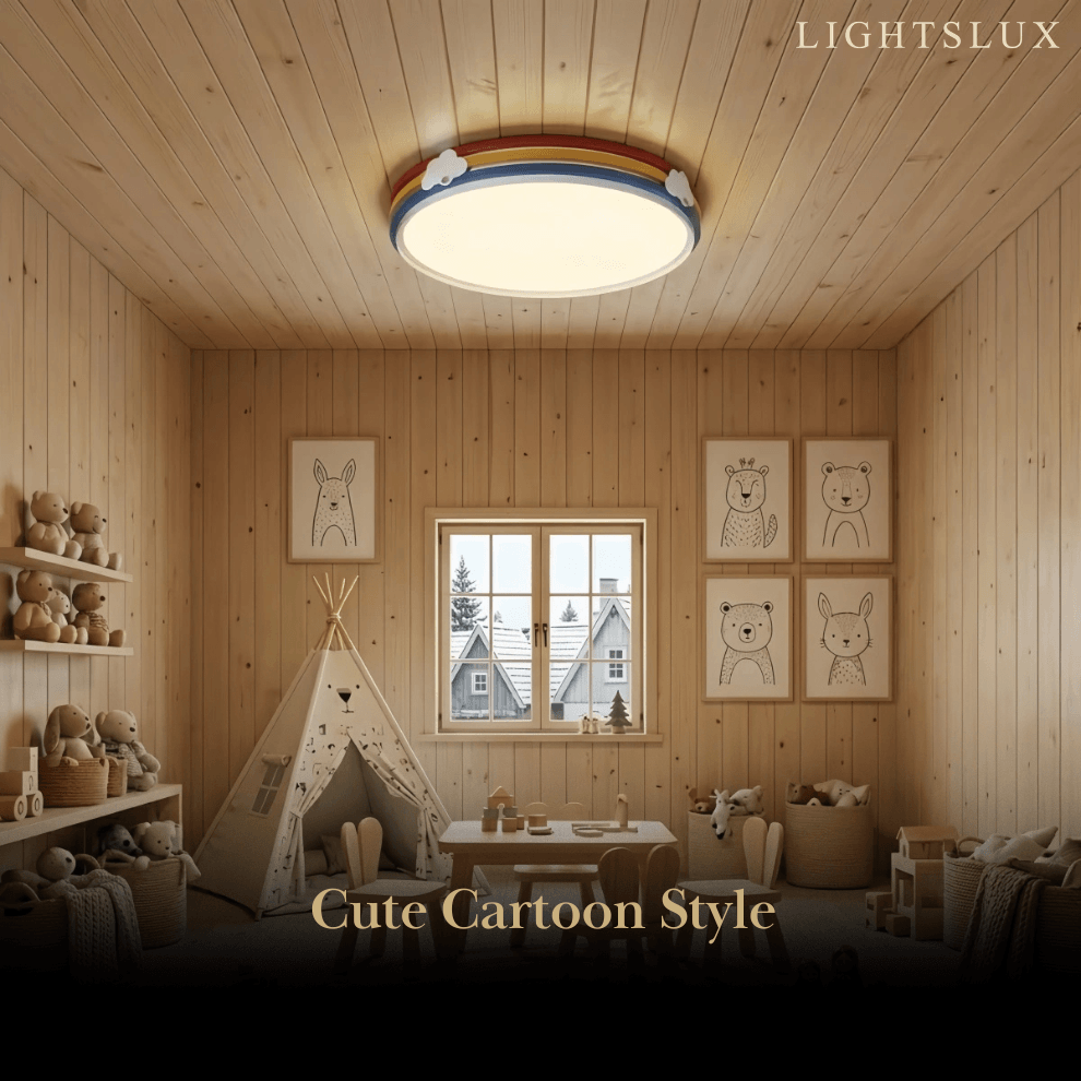 Morandia Cartoon Ceiling Light--Multi-Color for Children's Bedroom