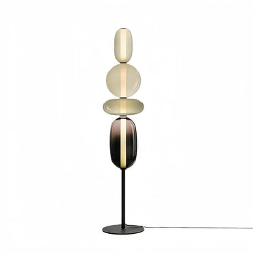 Prisma Modern Floor Lamp – Hand-Blown Crystal Interactive Design