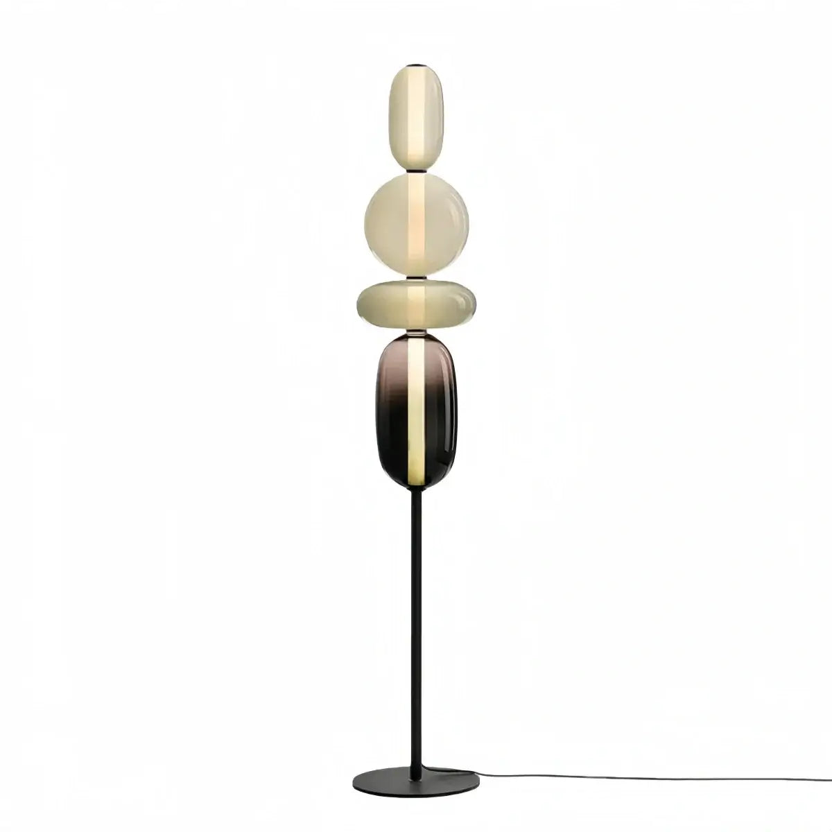 Prisma Modern Floor Lamp – Hand-Blown Crystal Interactive Design