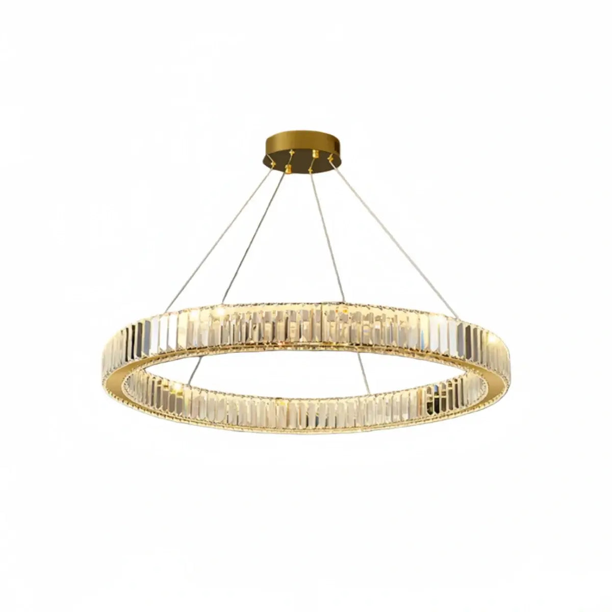 Modern Interlaced Ring Pendant Light