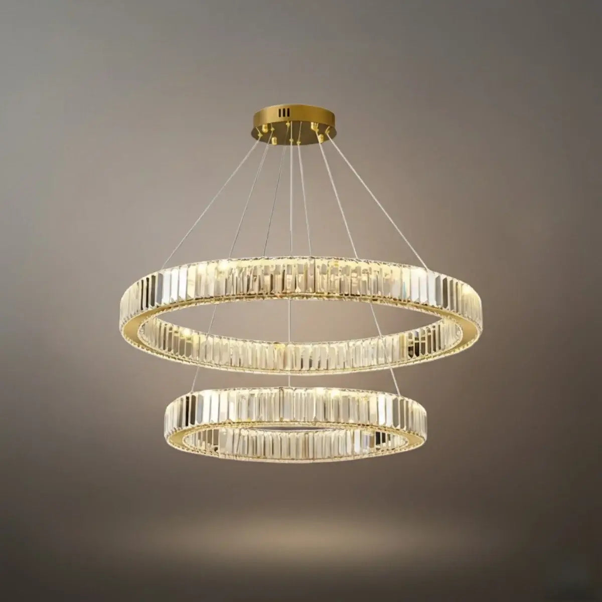 Modern Interlaced Ring Pendant Light