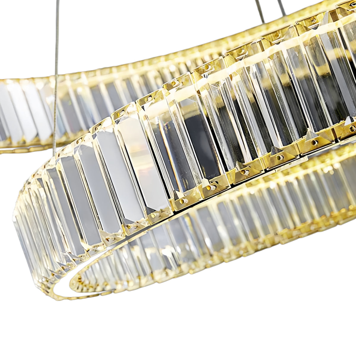 Modern Interlaced Ring Pendant Light