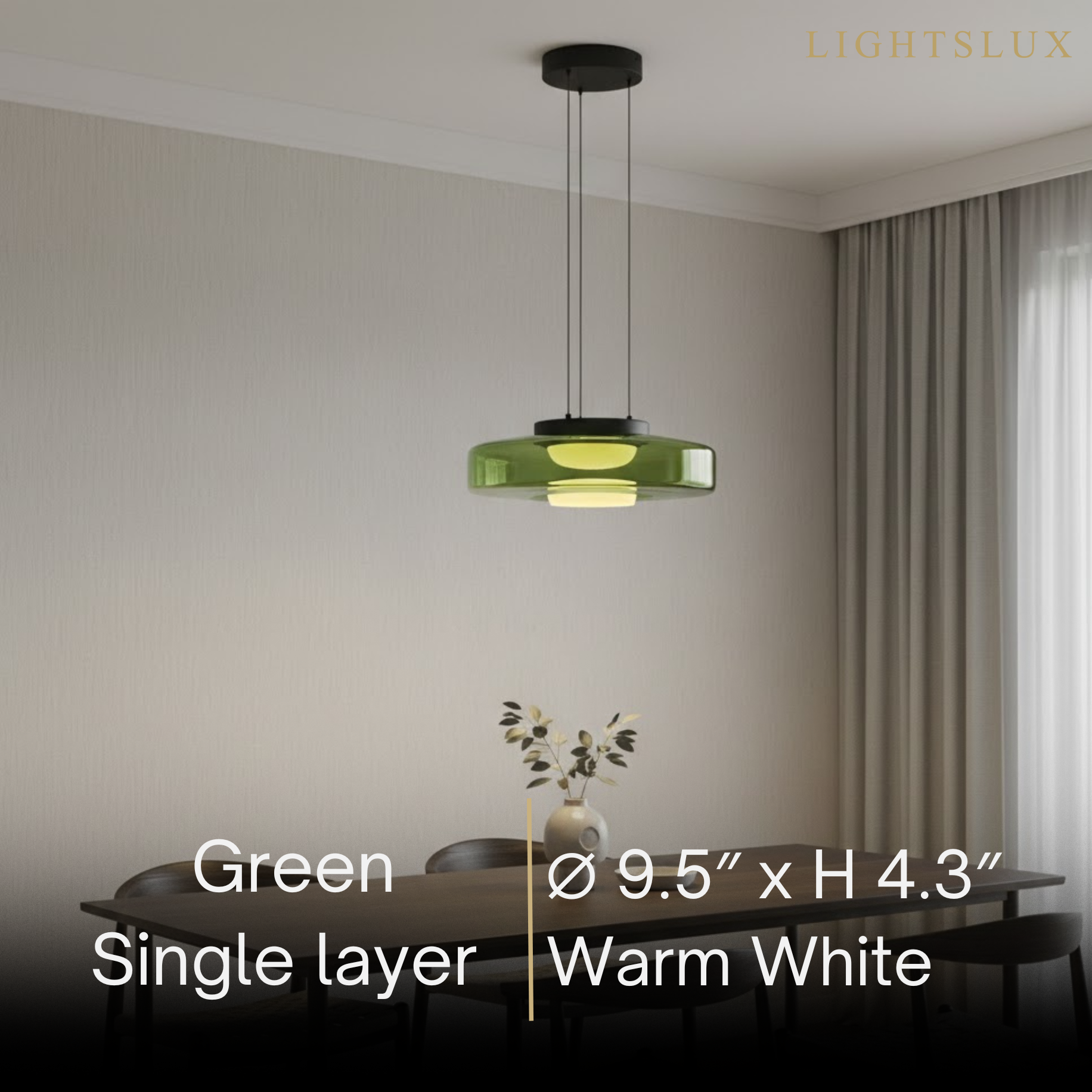 Modern Glass Pendant Light
