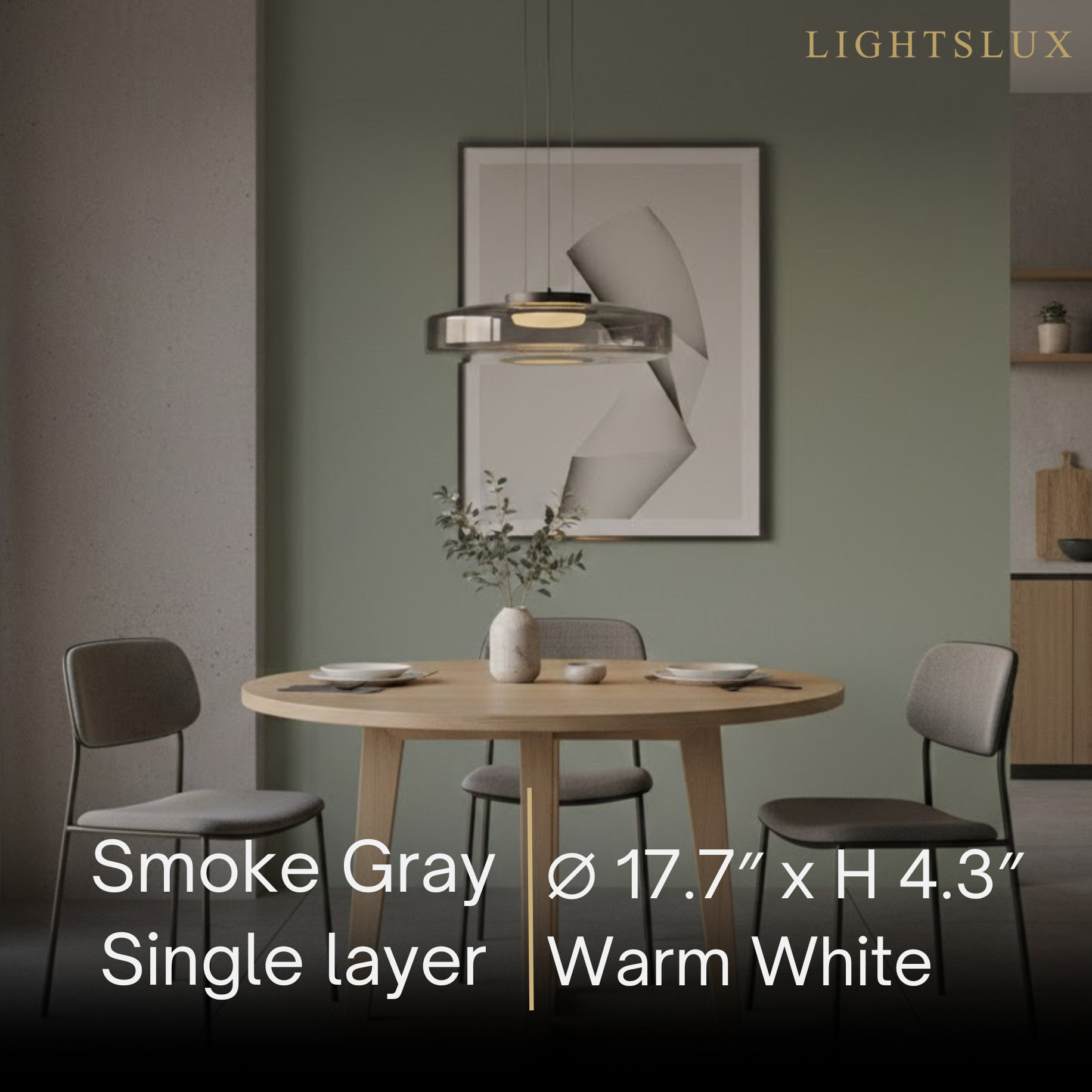 Modern Glass Pendant Light