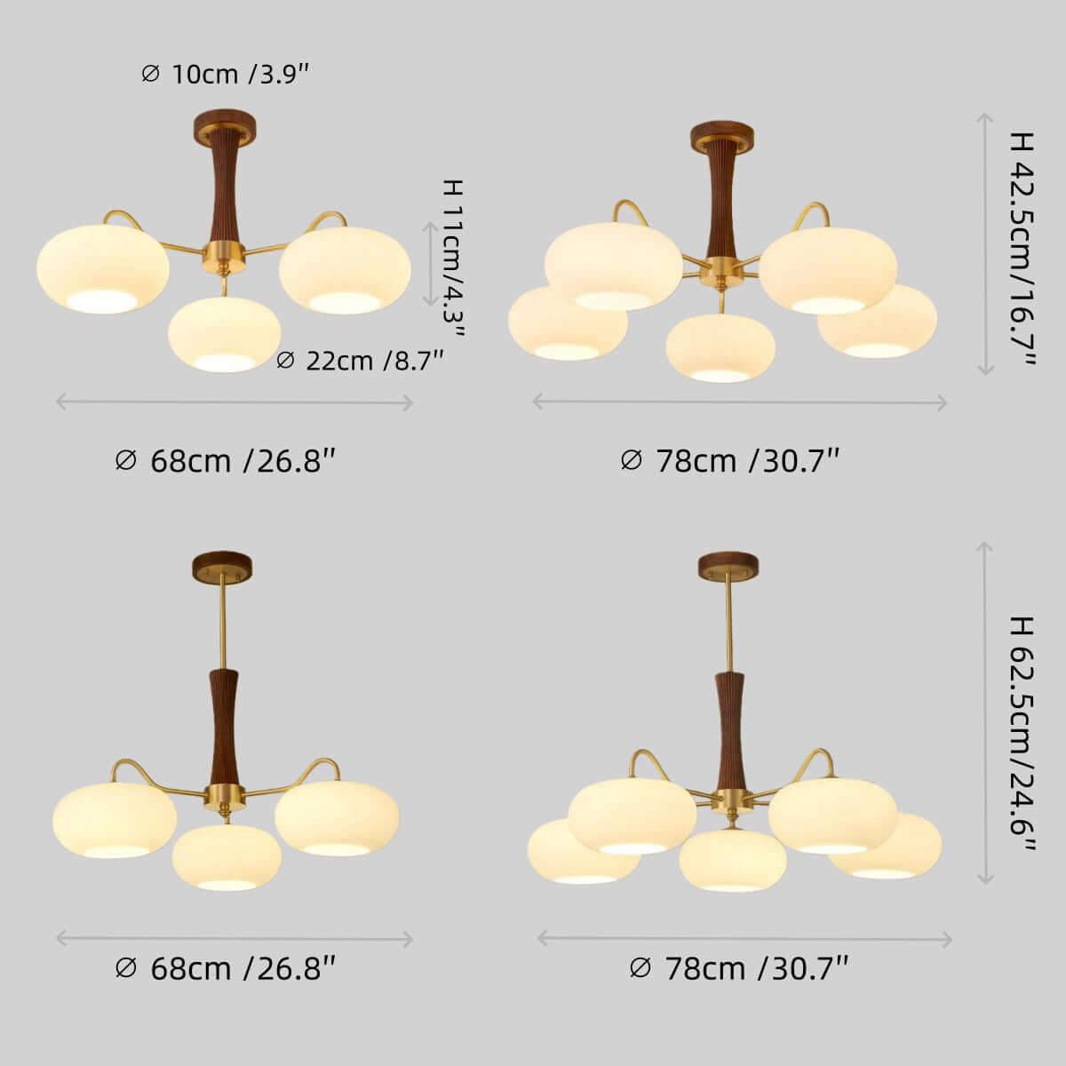 Modern Moon Pendant Light – Mulberry Silk White