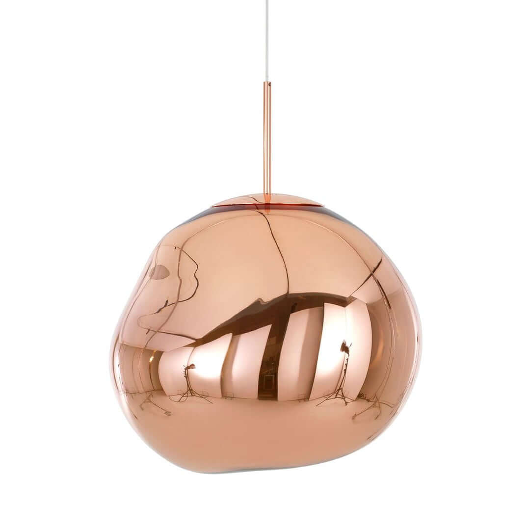 Contemporary Twisted Pendant Lamp — Mirror Finish in 4 Color