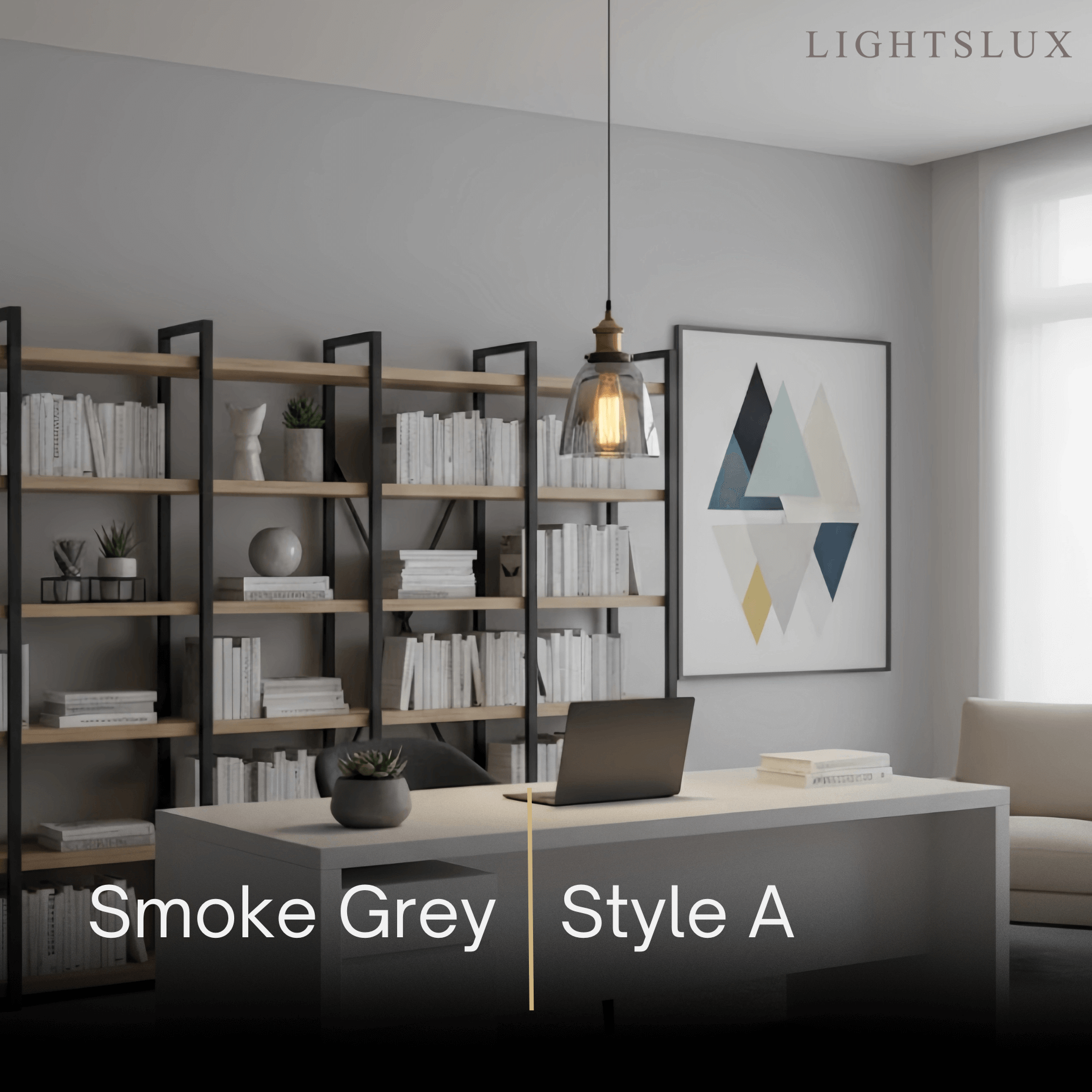 Irondale Industrial Glass Pendant Light