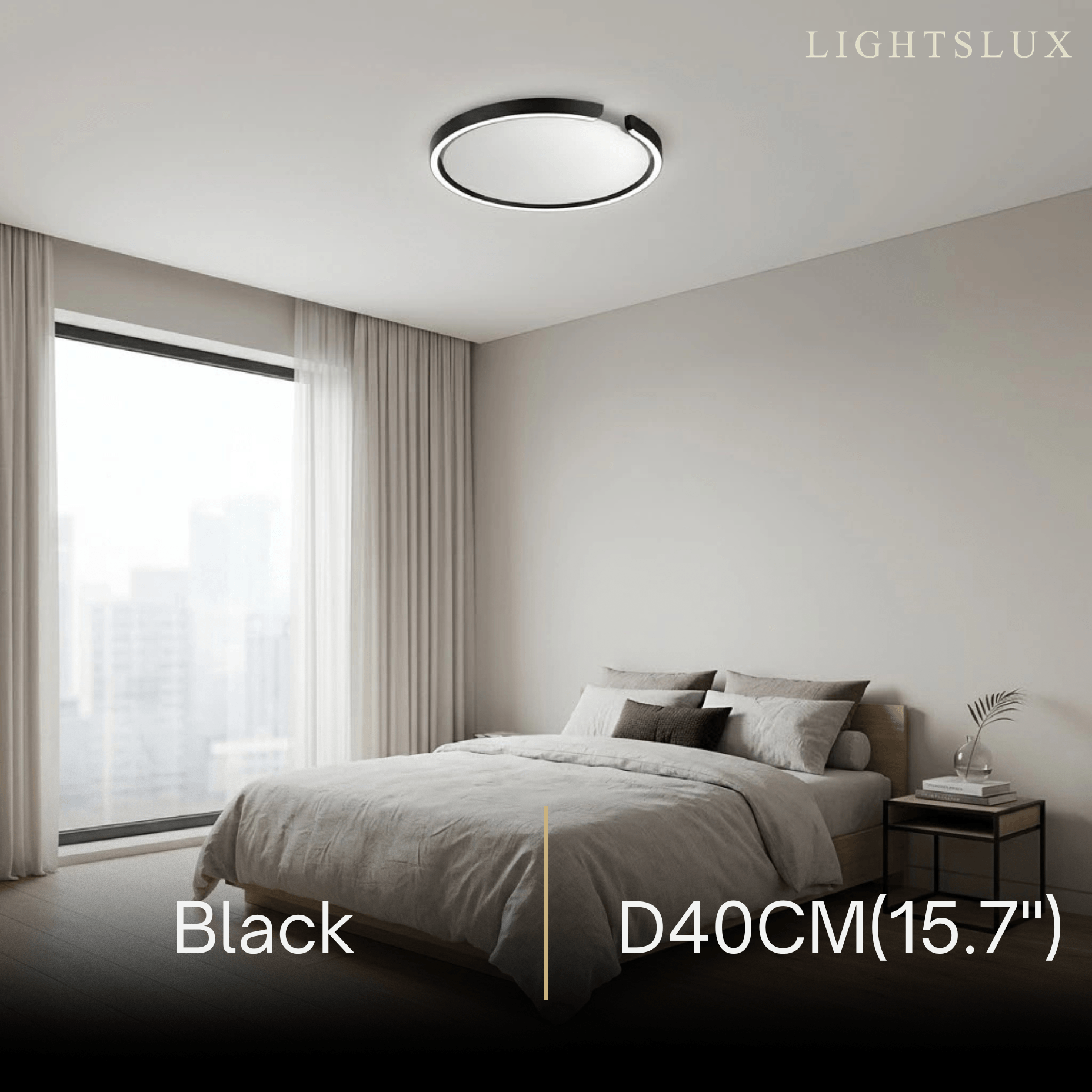 Embrace Modern Round LED Ceiling Light