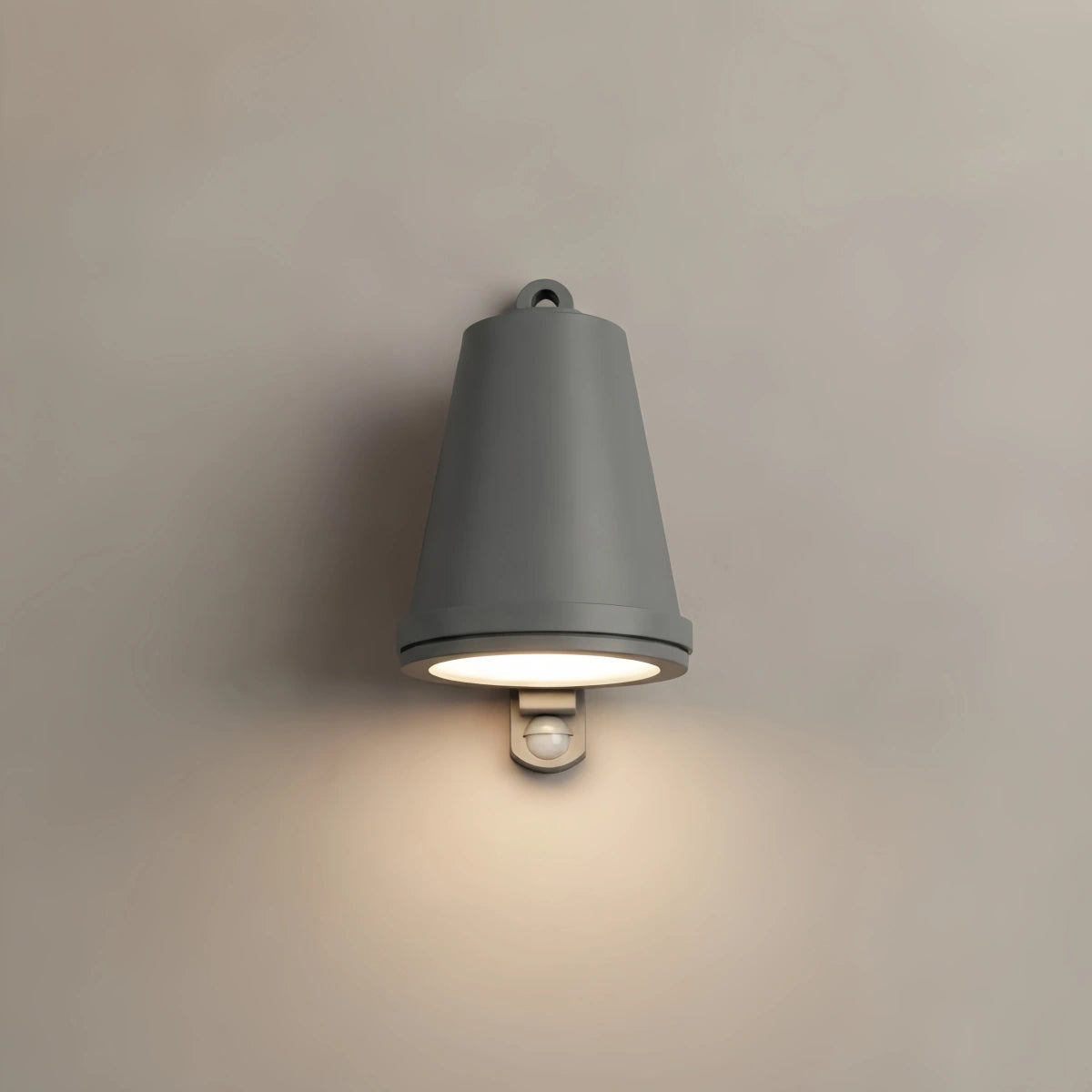 Irondale Industrial Conical Outdoor Wall Sconce - Black/Grey/Copper/Silver Metal for Balcony