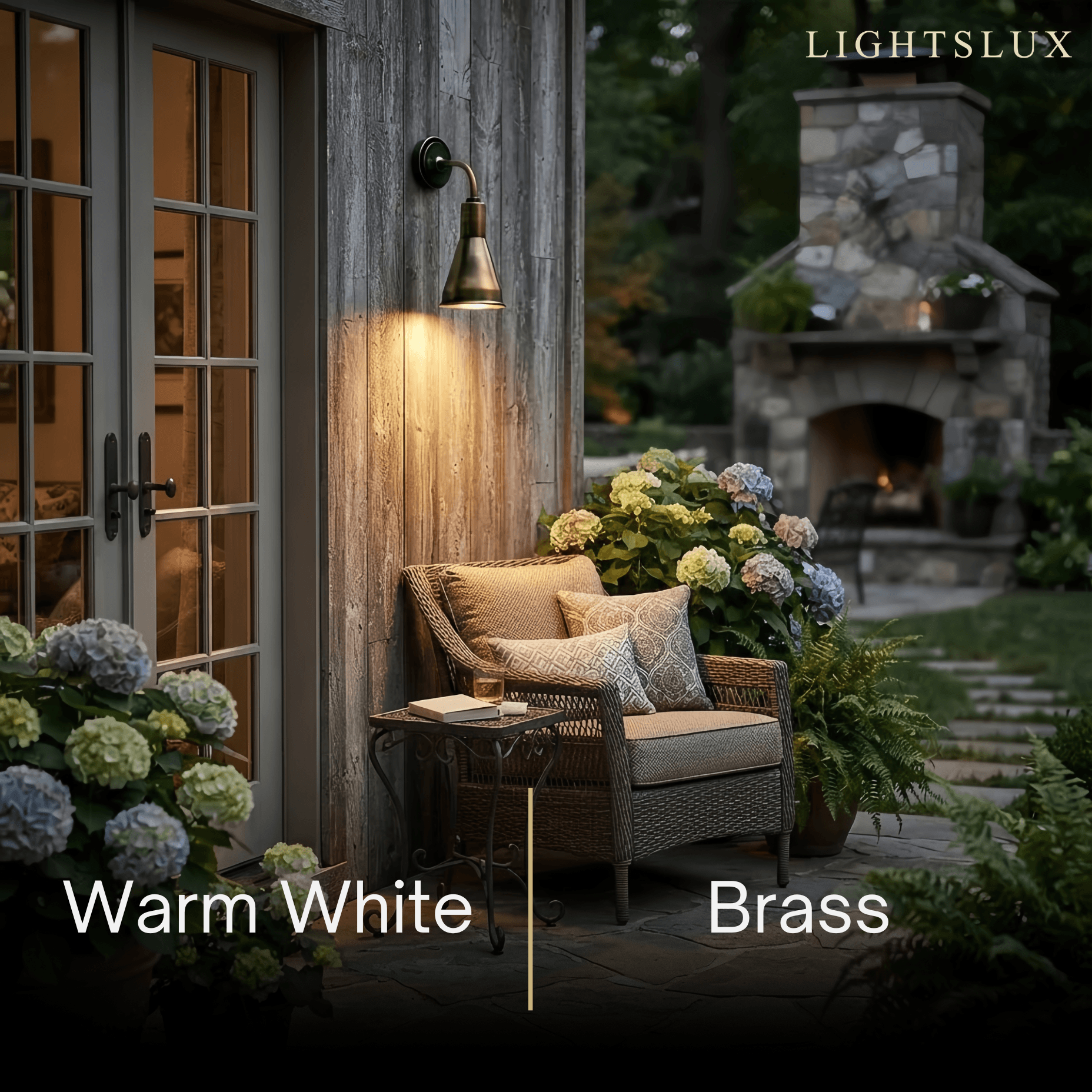 Industrial Wall Lamp--Stainless Steel for Courtyard