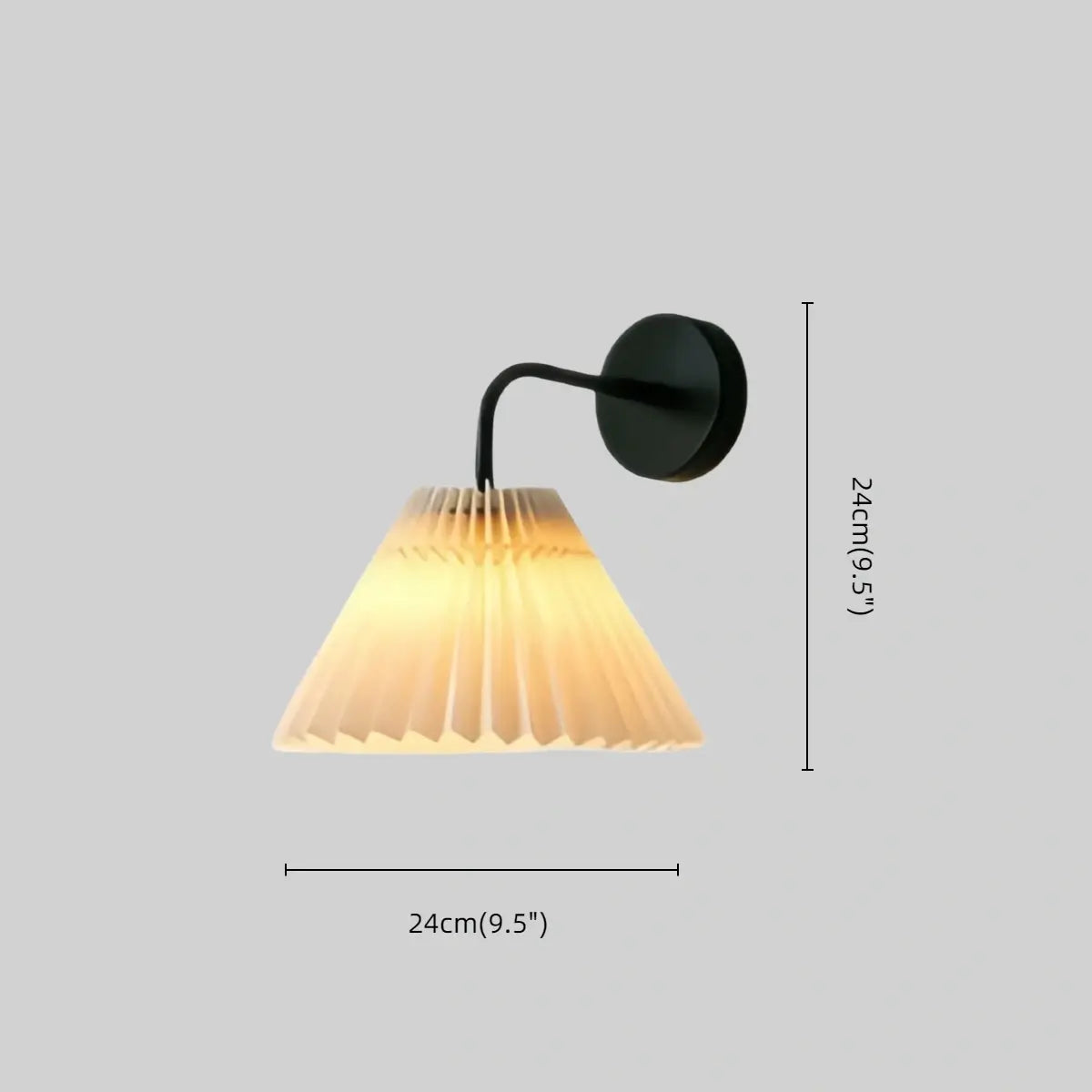 Crema Elegant Wall Lamp--Black or Brass for Outdoor Yard