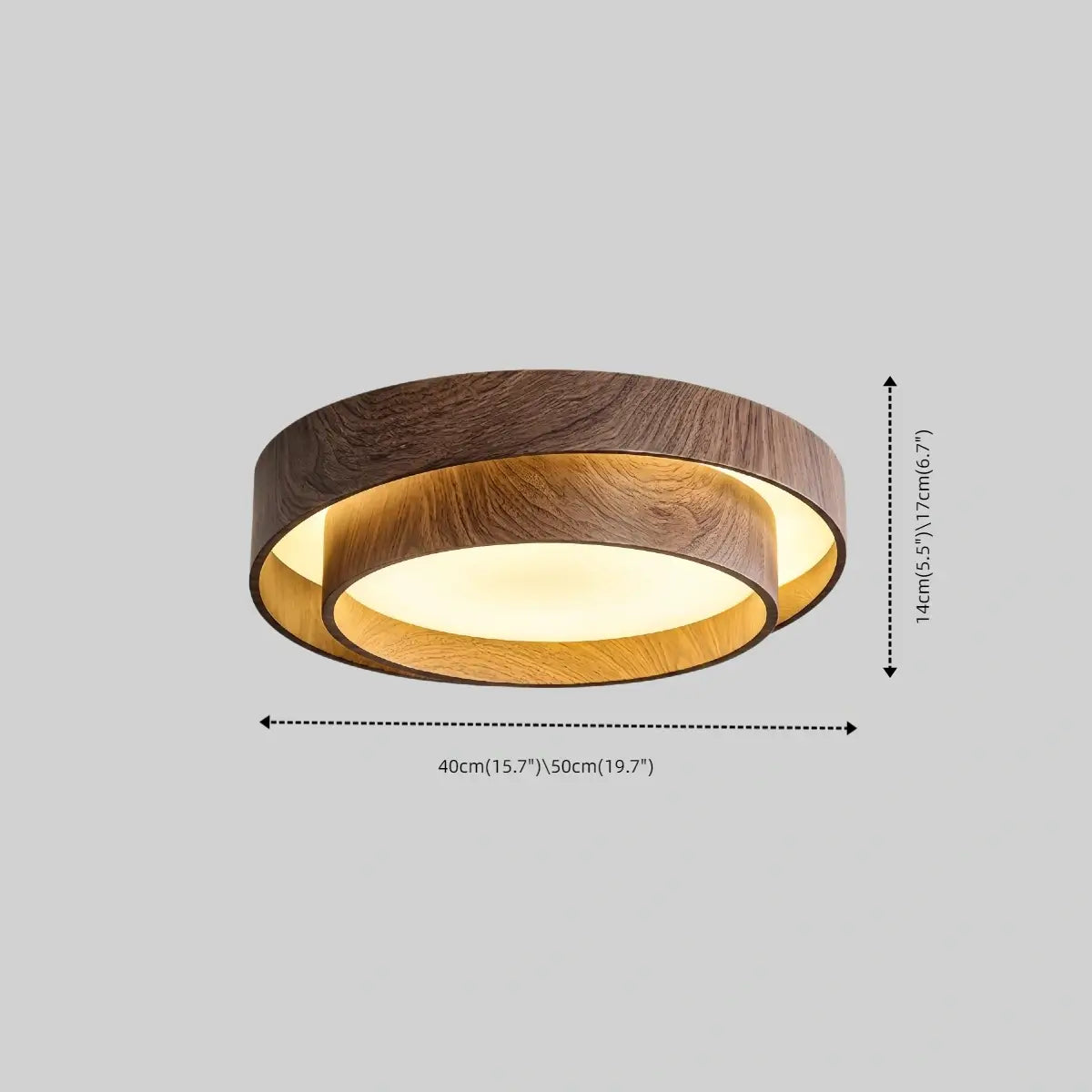 Minimalist Ceiling Light -- Metal & Acrylic