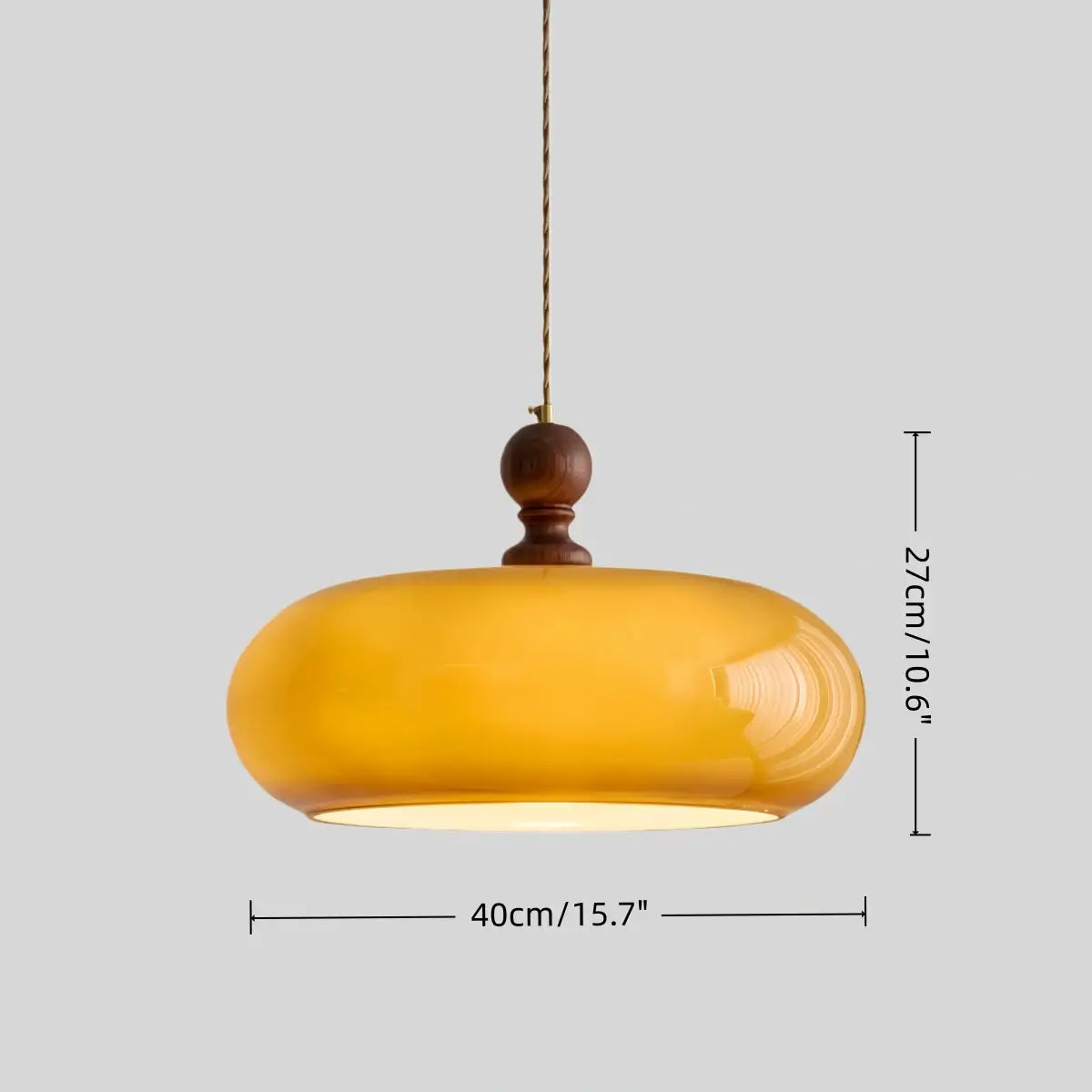 Vetro Classic Glass Pendant Light