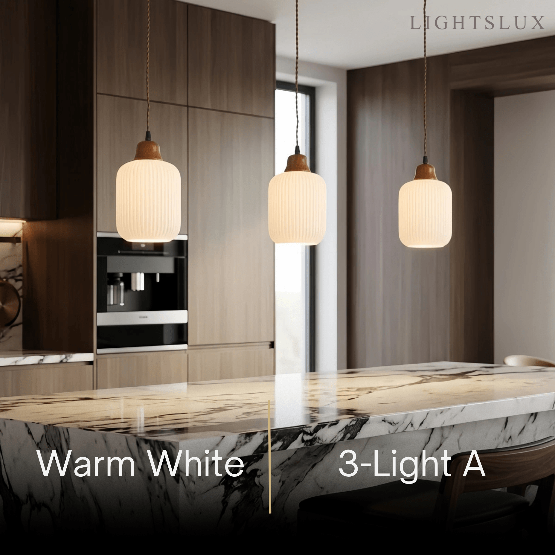 Contemporary Dome Pendant Light – Metal & Ceramic White