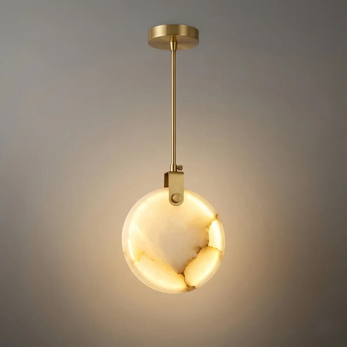 Modern Alabaster Pendant Light