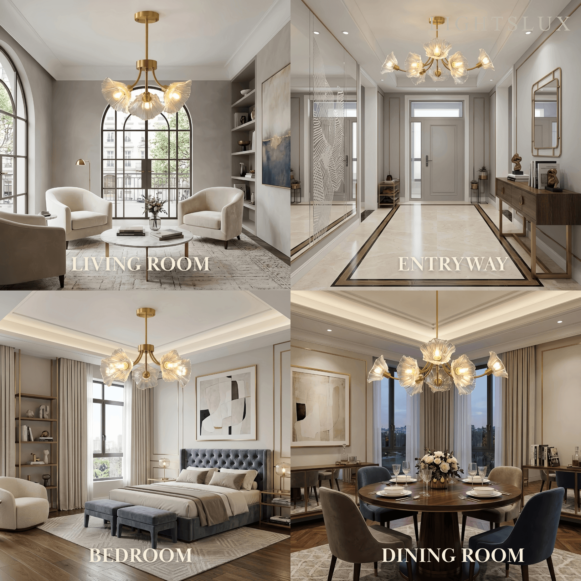 Vetro Modern Chandelier