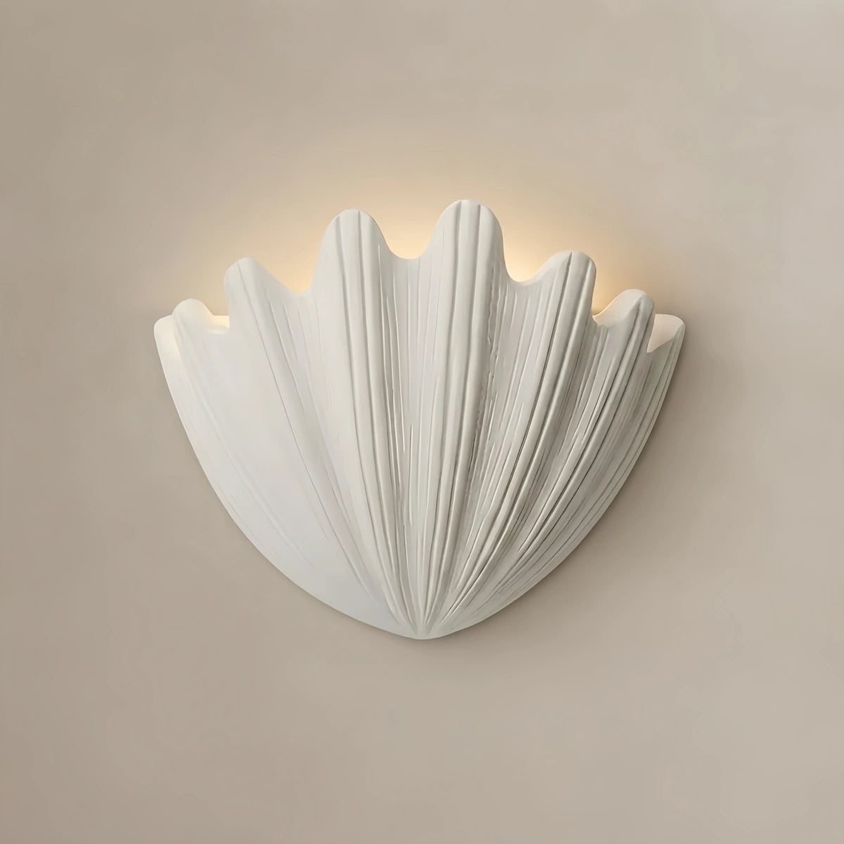 Modern Wall Lamp — Plaster White for Entryway / Living Room / Reading Nook
