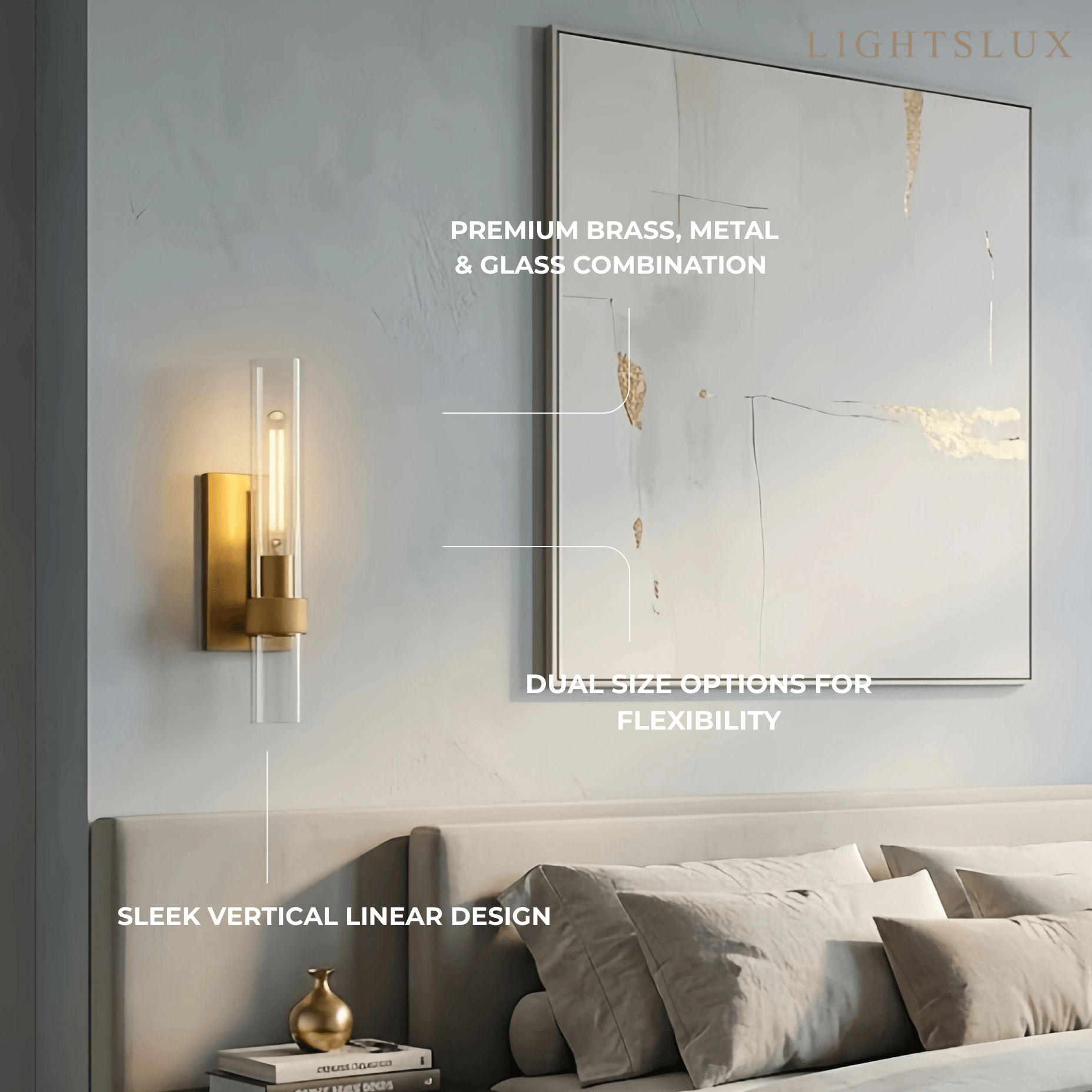 Lunara Minimalist LED Wall Lamp